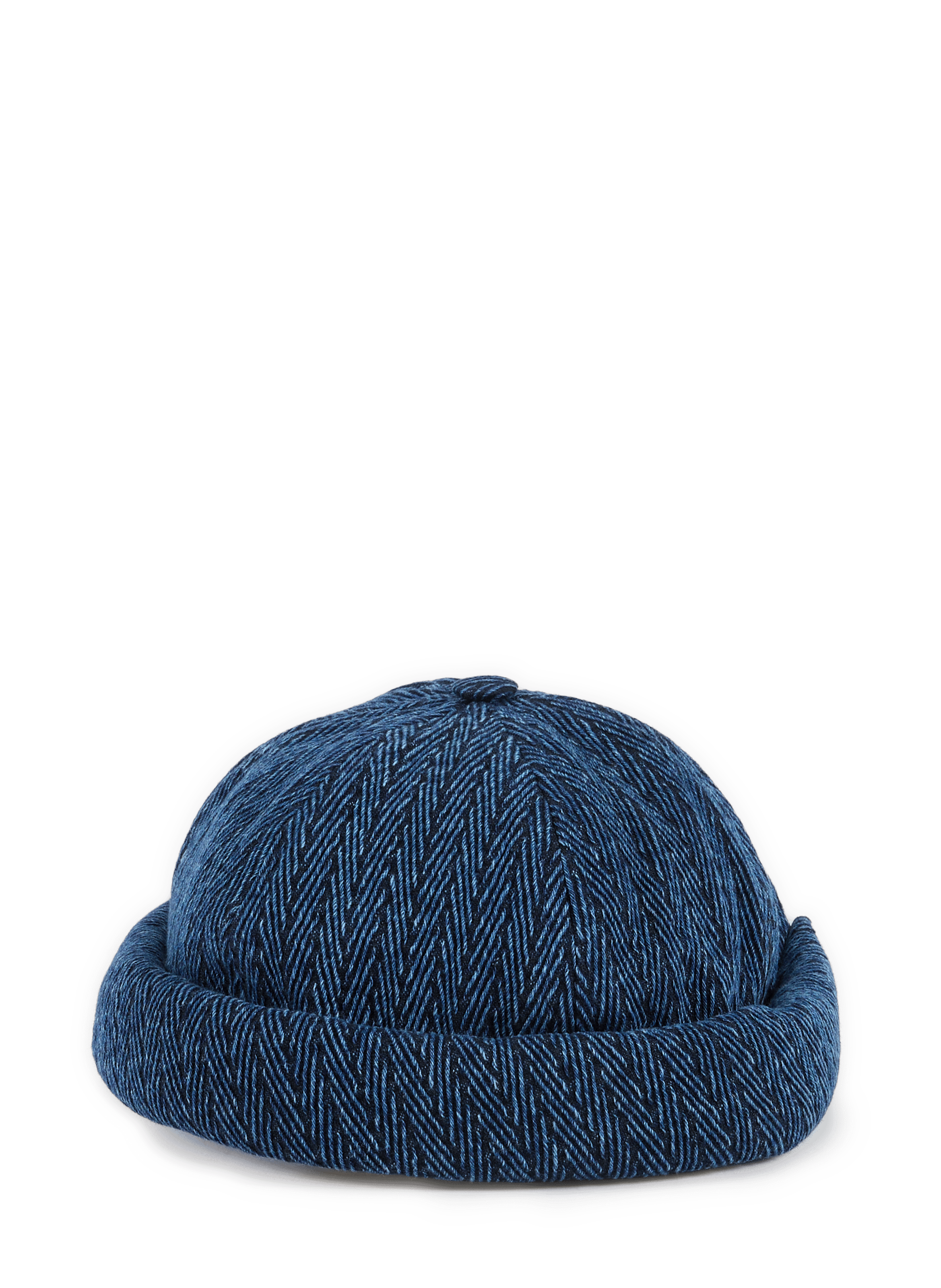 Cotton denim hat BETON CIRE Blue