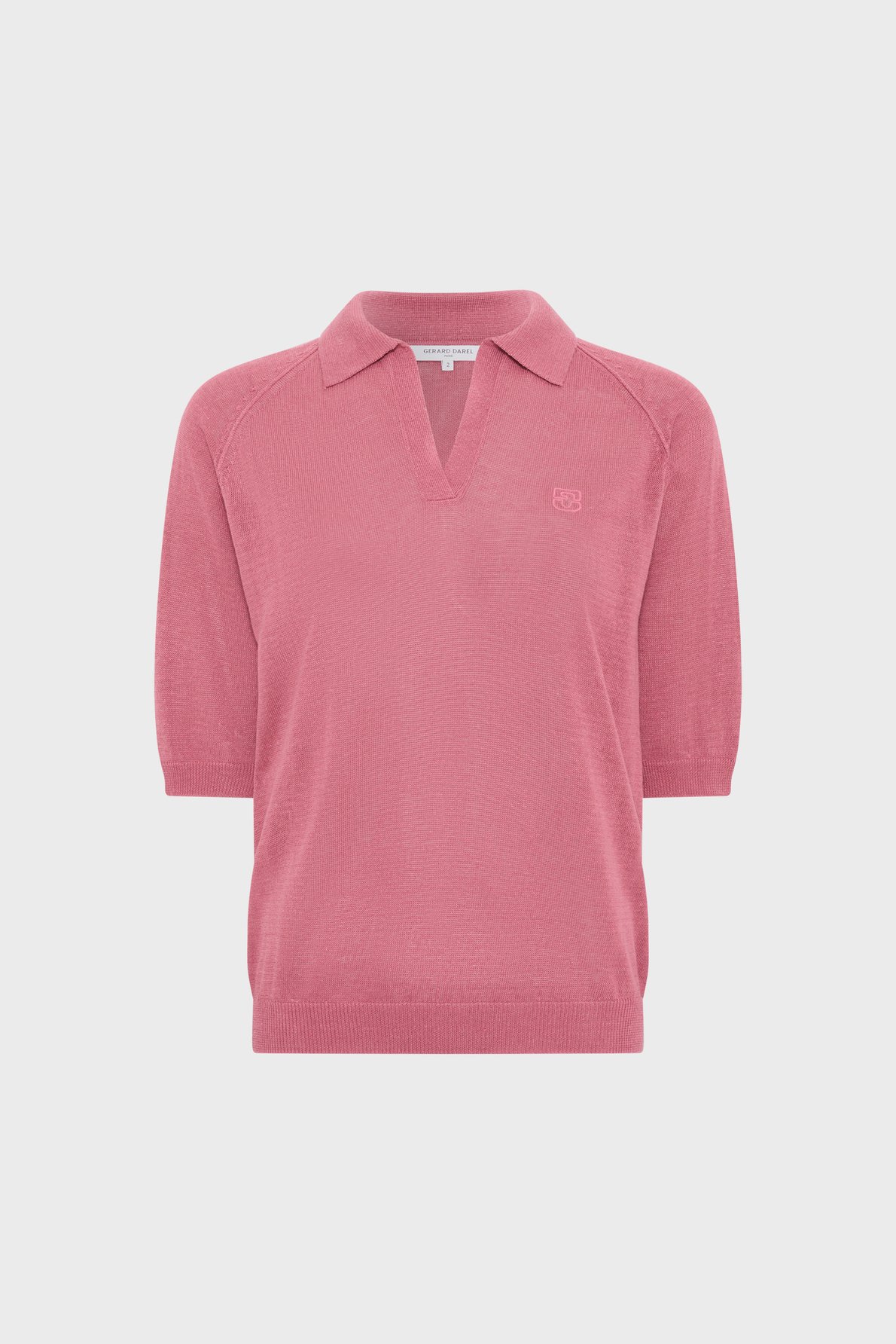 Polo en lin mélangé - loula GERARD DAREL Rose