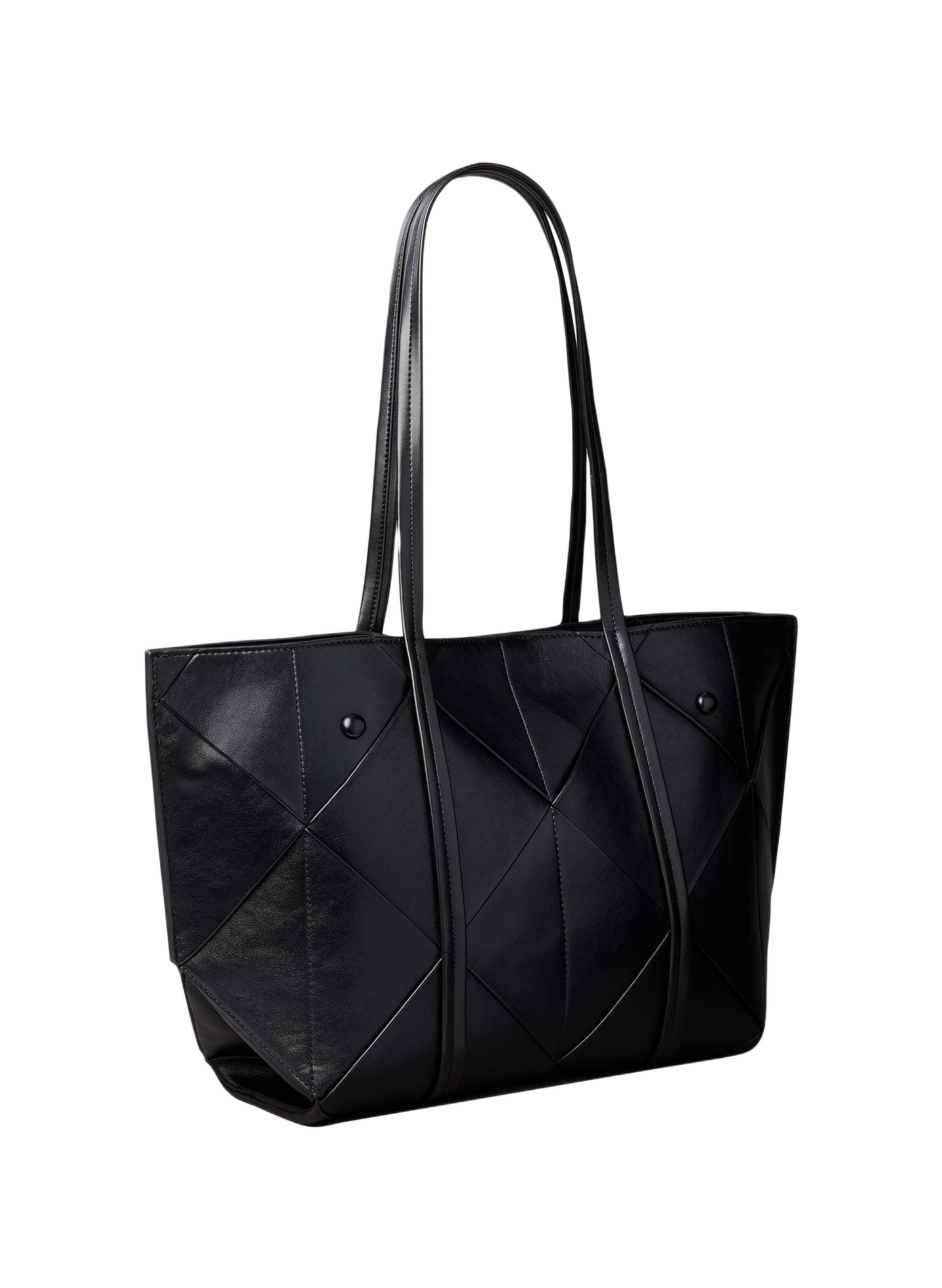 Sac à main cabas matelassé graphique  CALVIN KLEIN Noir
