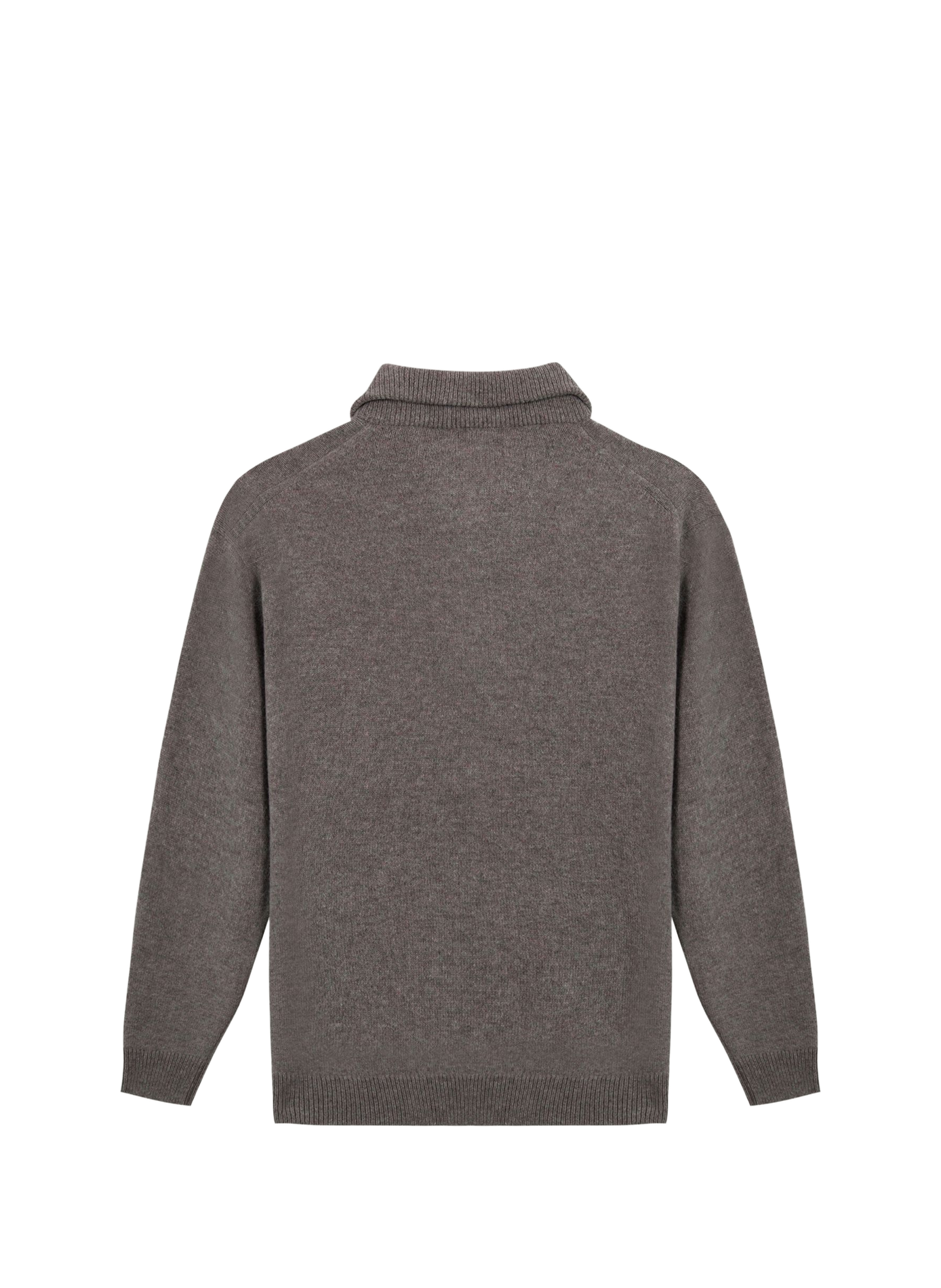 Pull droit col montant en laine MAISON LABICHE Marron