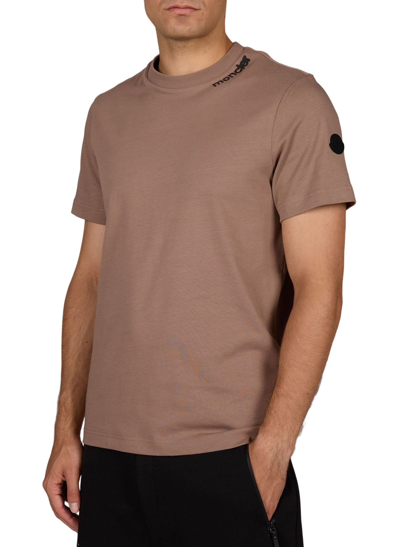 Katoenen T-shirt MONCLER Beige