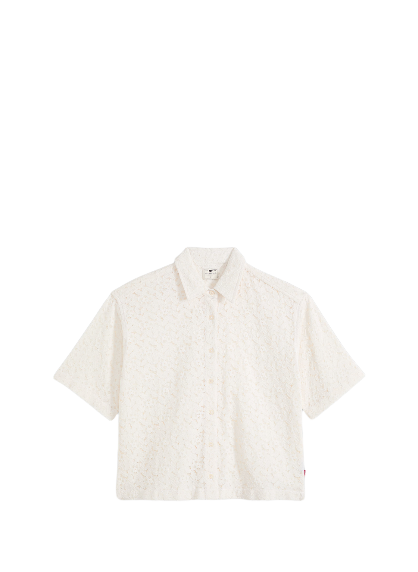 Kanten Harlie blouse van gemengd katoen LEVI'S Wit