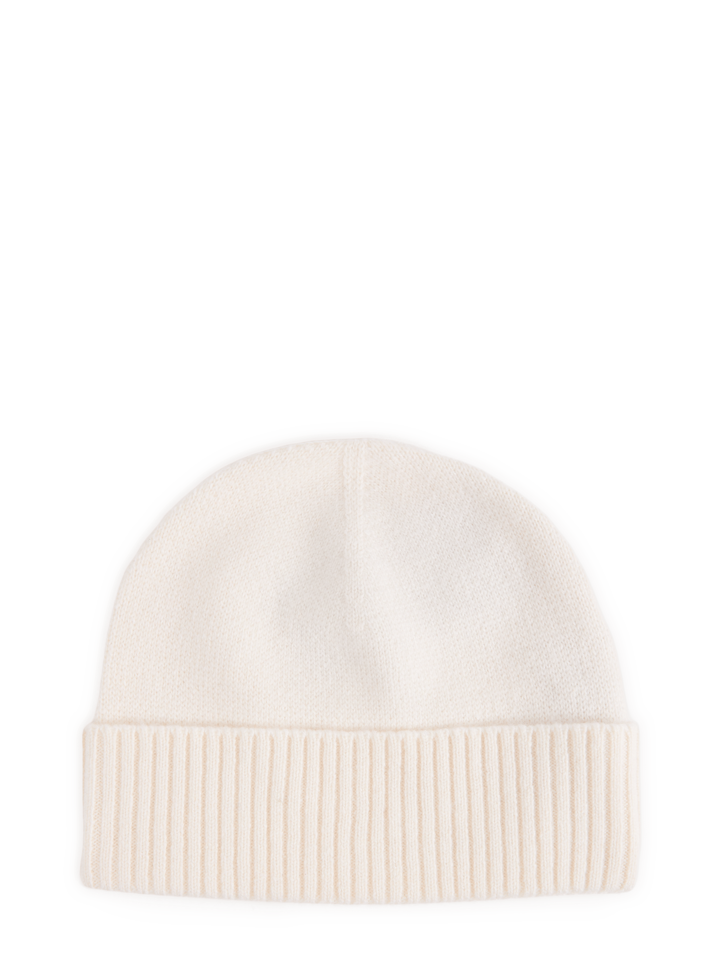 Cashmere solid color beanie AURELIEN Beige