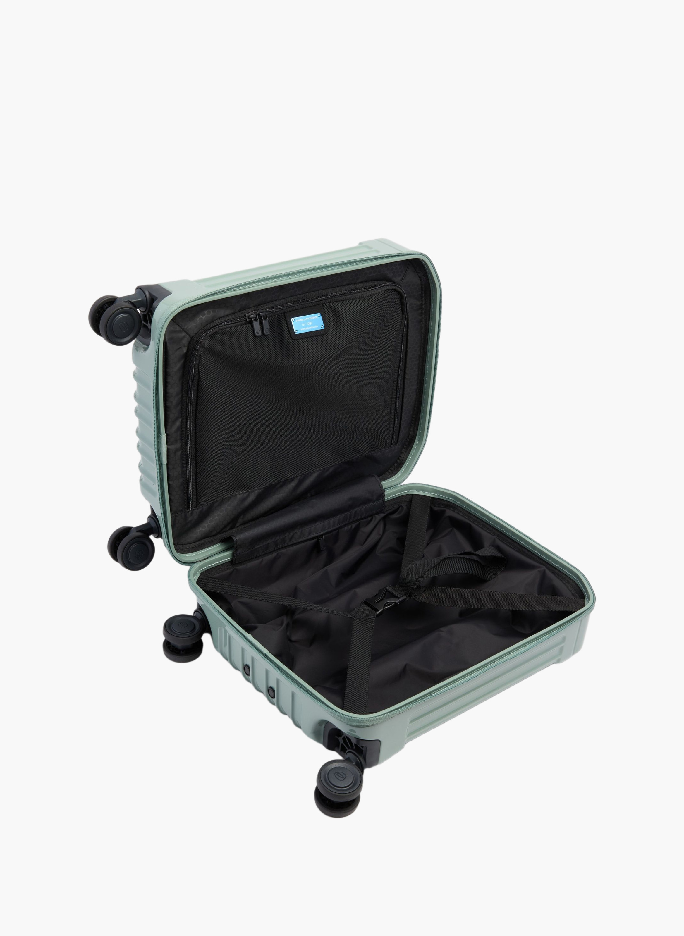 Valise trolley sous-siège à 2 roues PIQUADRO Vert