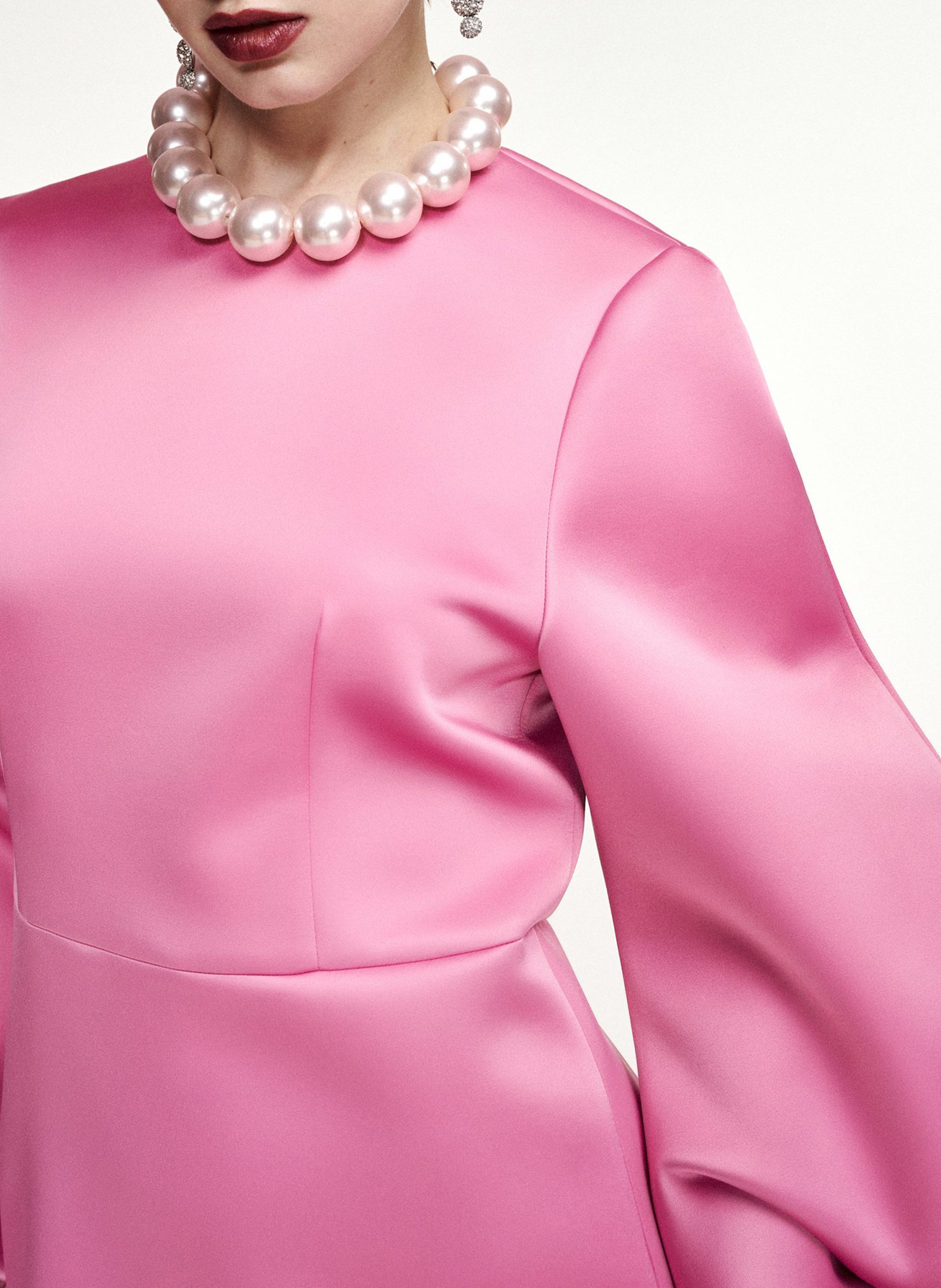 Robe courte droite col rond kori ESSENTIEL ANTWERP Rose