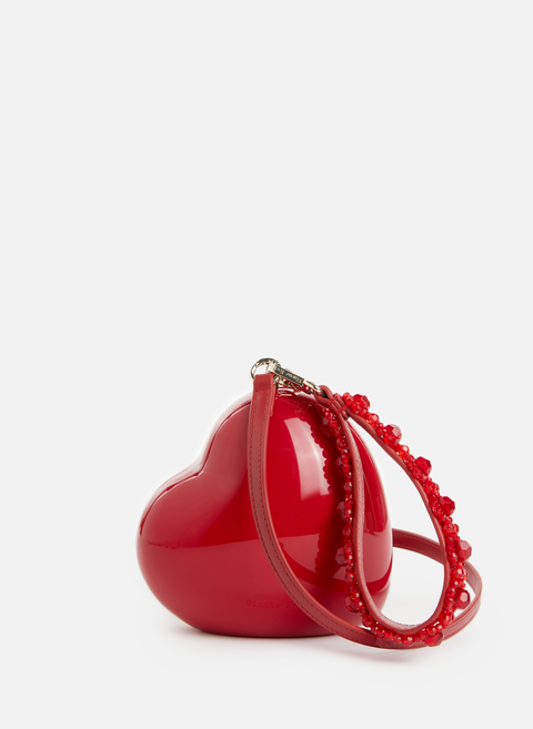 Heart-shaped clutch RedSIMONE ROCHA 