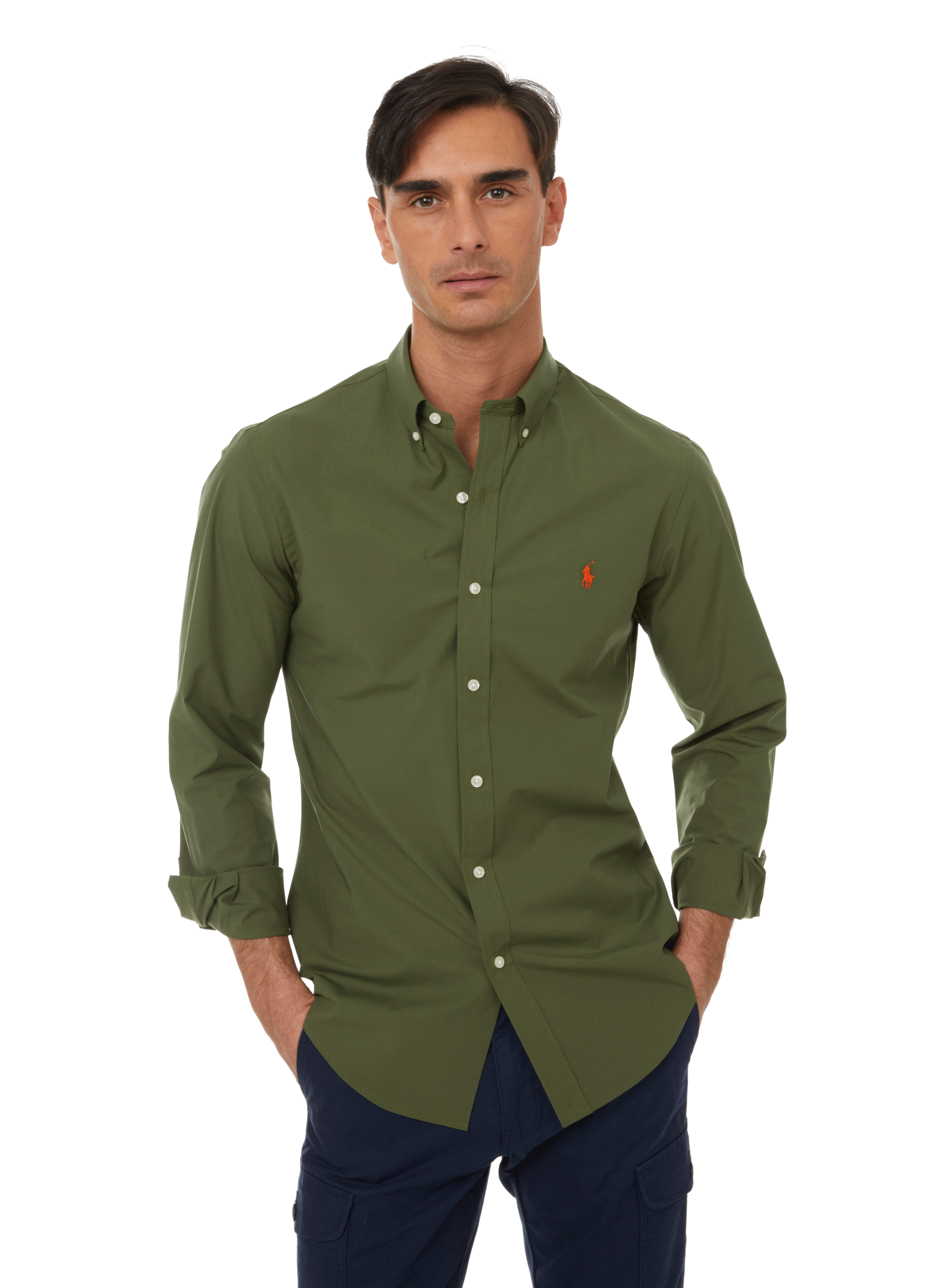 POLO RALPH LAUREN Chemise en coton Vert