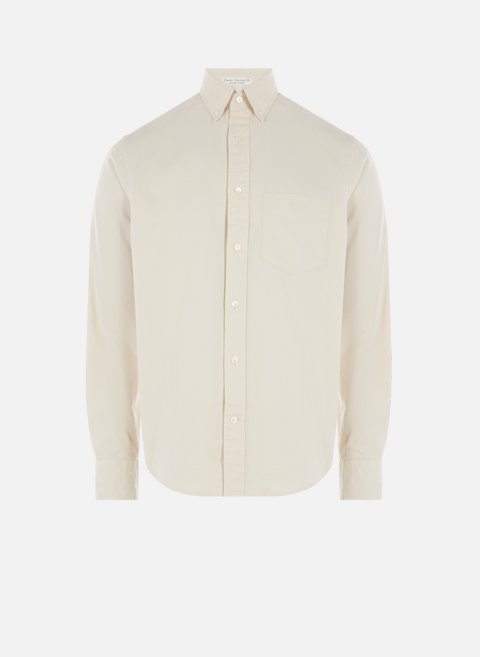 Plain cotton shirt BeigeGANT 