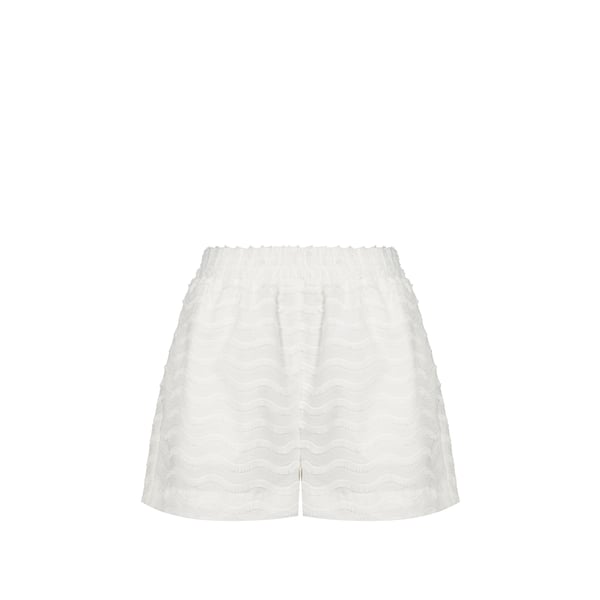 Short en coton frangé VISURE Short en coton frangé VISURE