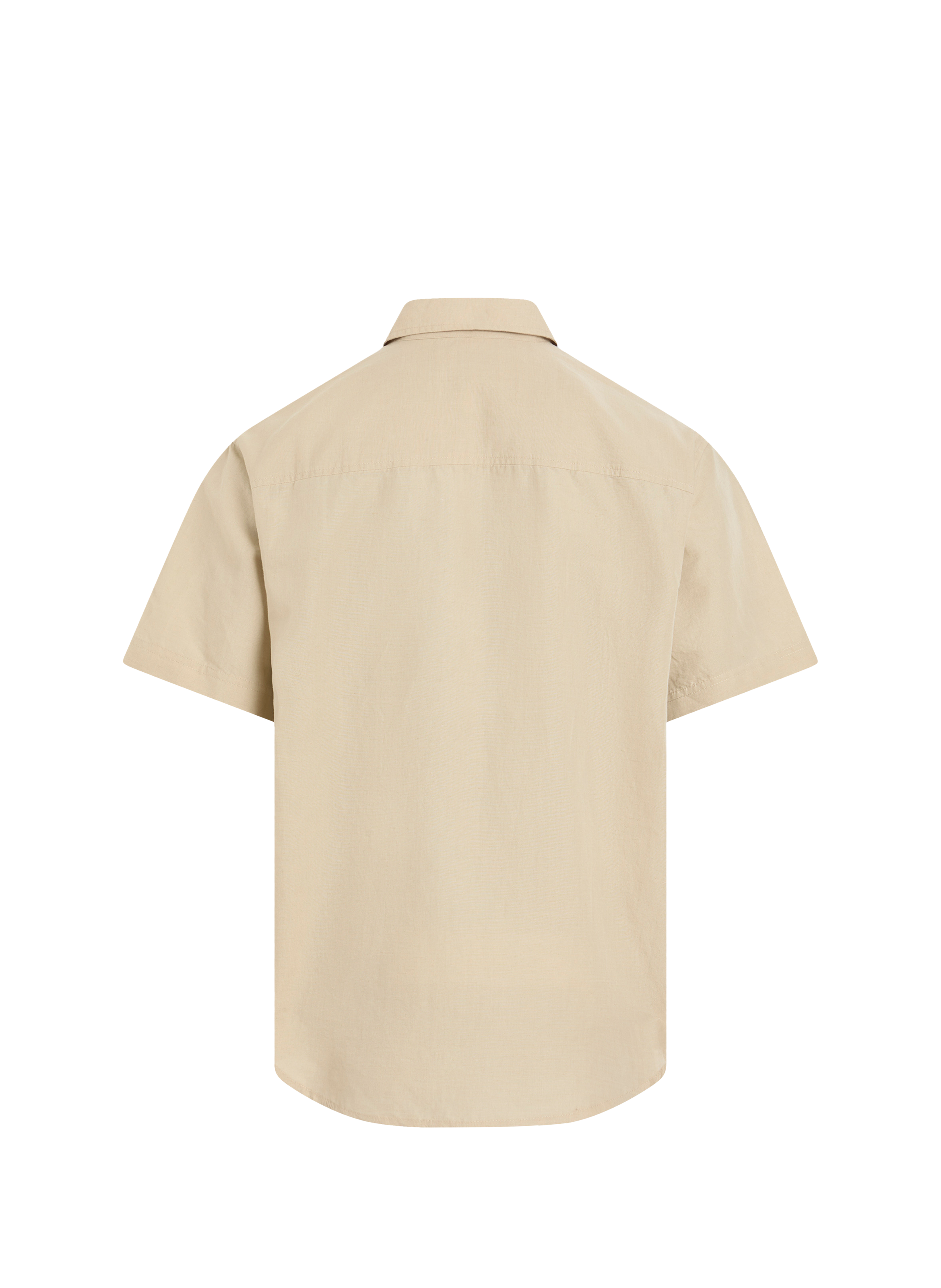 Linen and cotton shirt CALVIN KLEIN Beige