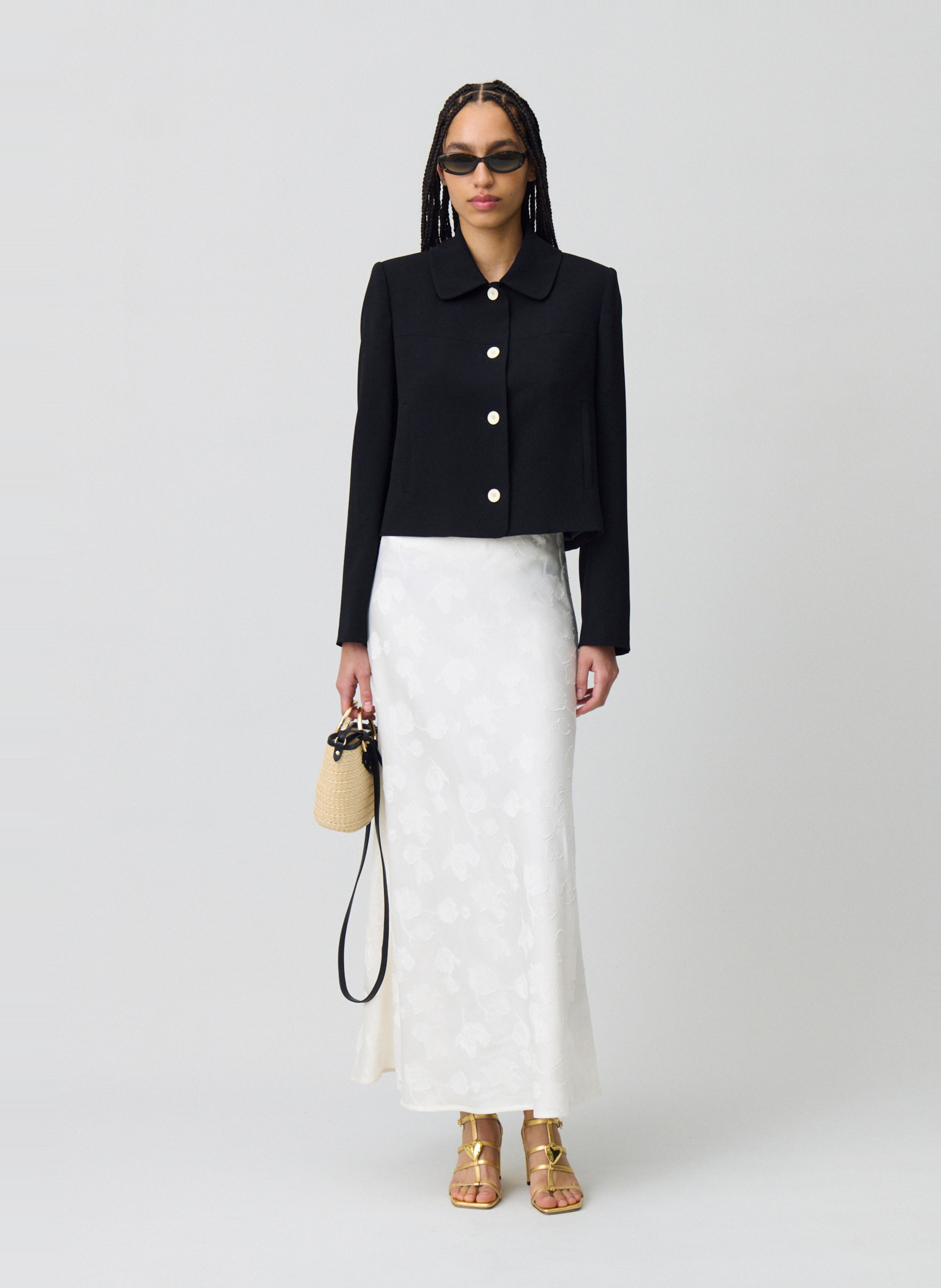 Jupe Longue ?�vas?�e - Claudie Pierlot Femme | Printemps.com