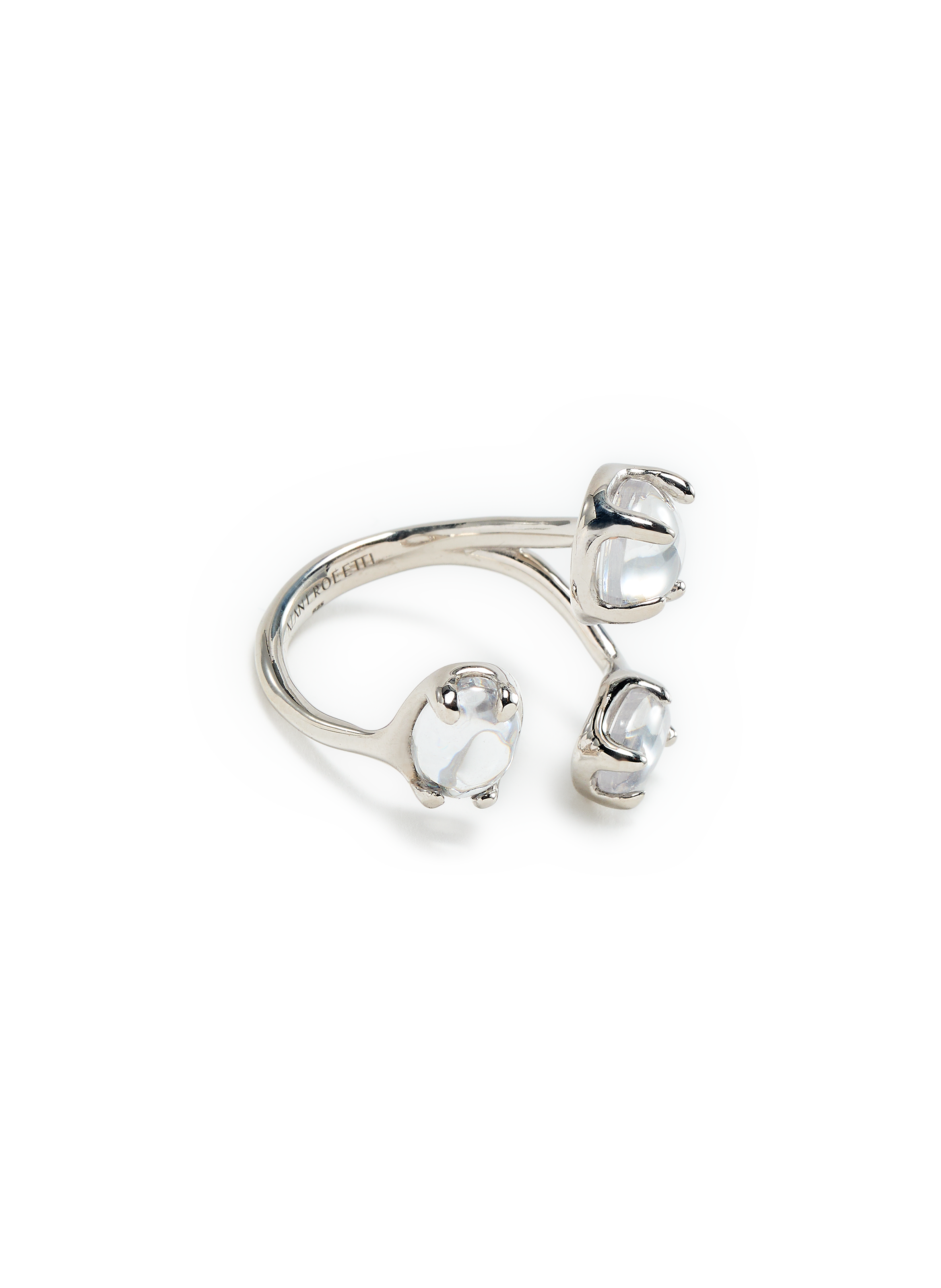 Crystal Clearcz Sweat Ring ALAN CROCETTI Silver