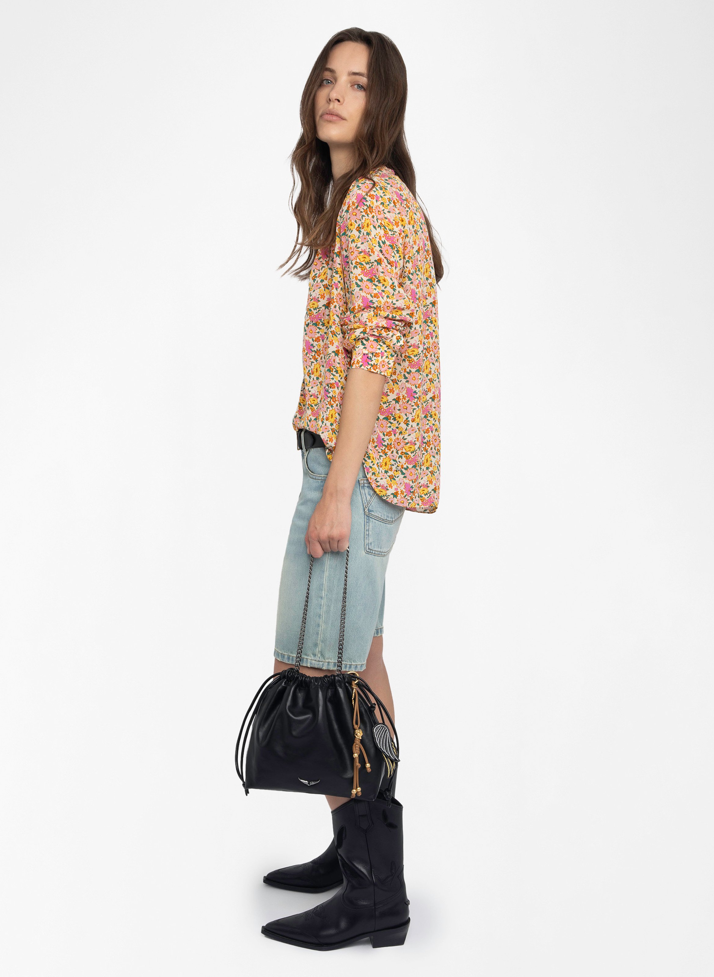 Chemise droite imprimée tink ZADIG&VOLTAIRE Blanc