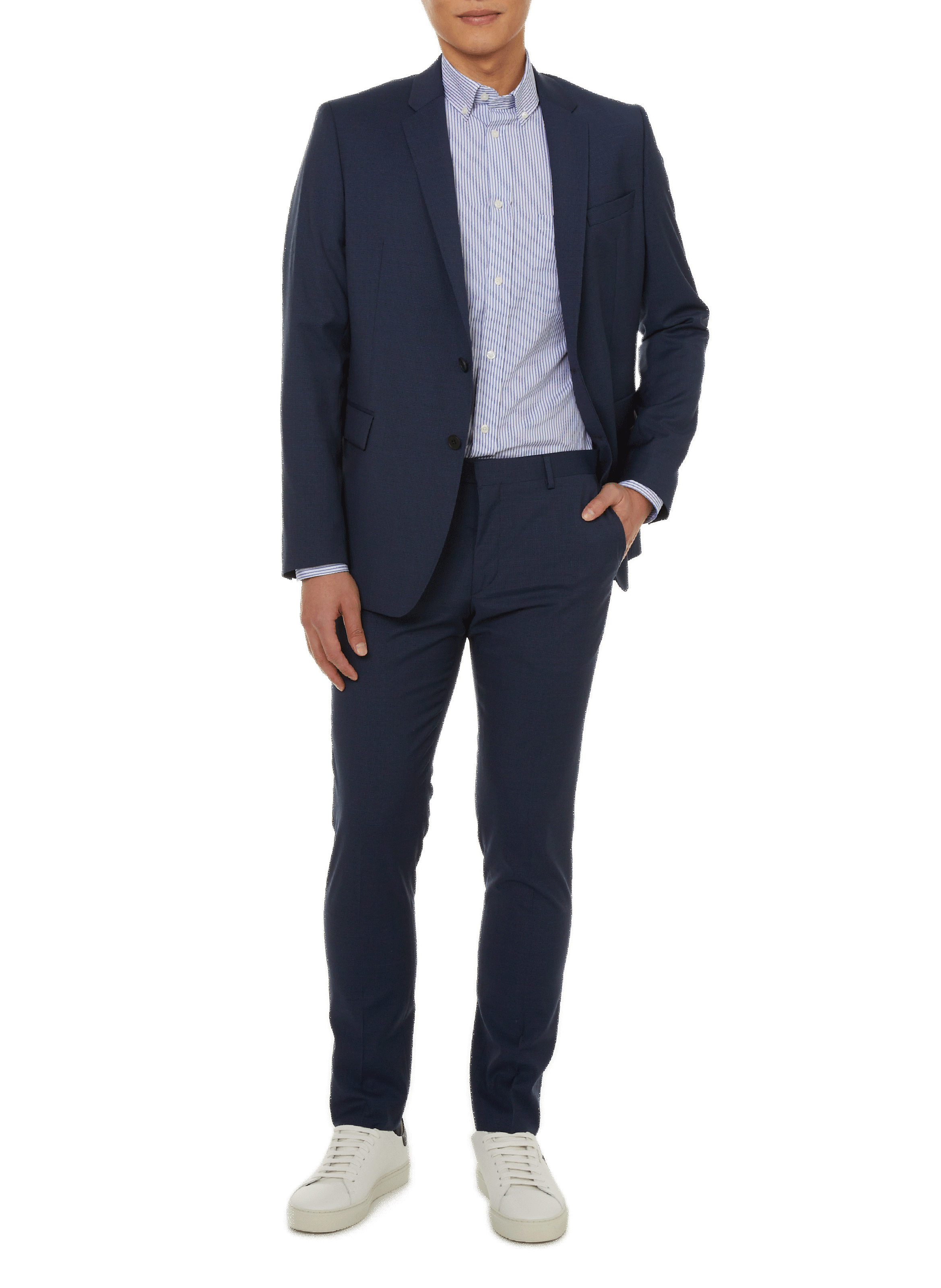 Striped cotton shirt  SAISON 1865 Blue