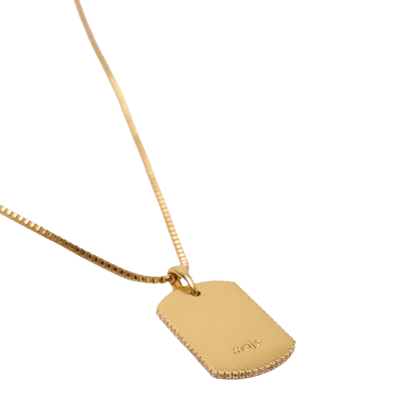 Collier en laiton MAJE Doré