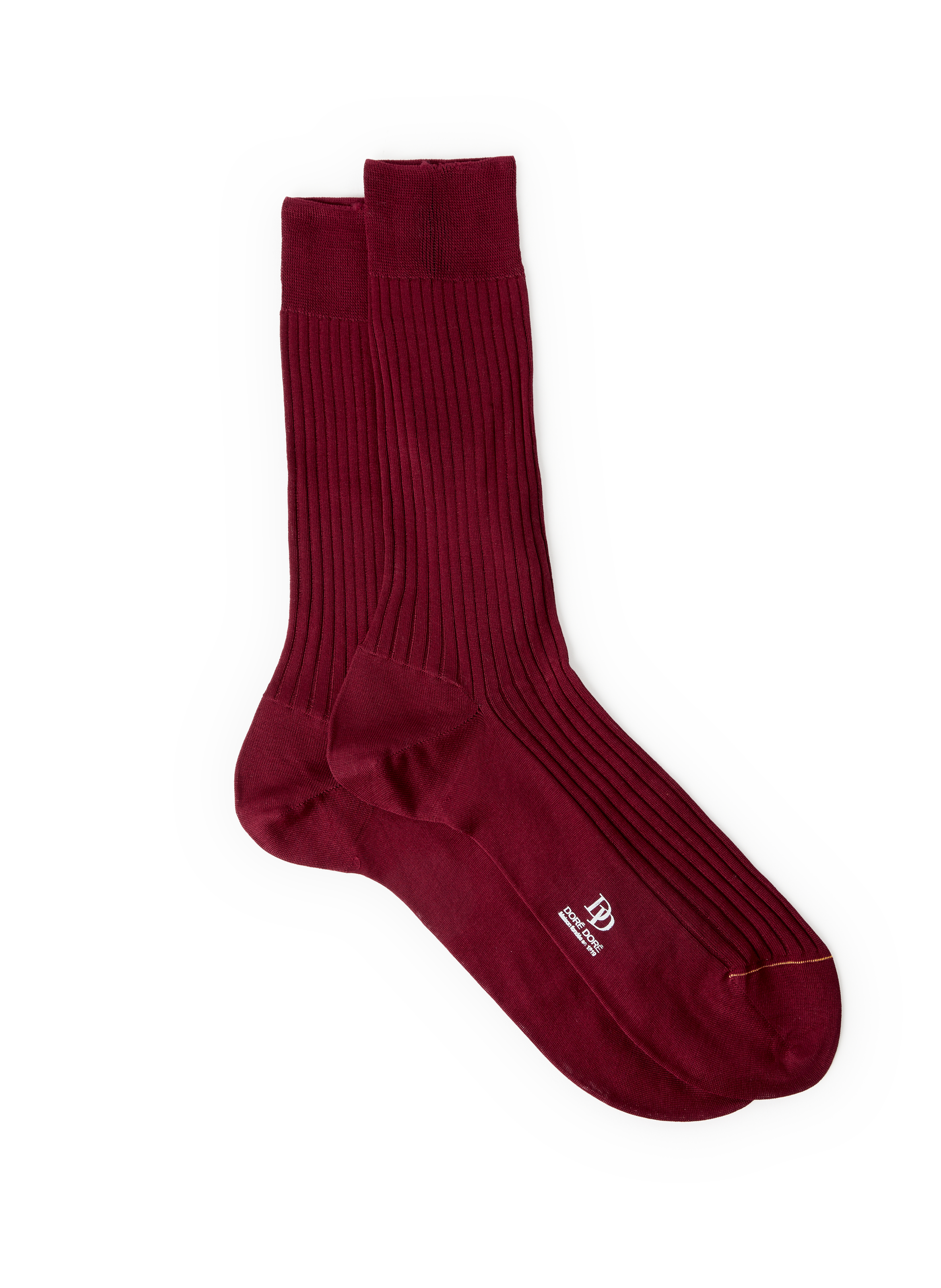 DORÉ DORÉ Camouflage-print mid-calf cotton-blend socks Red