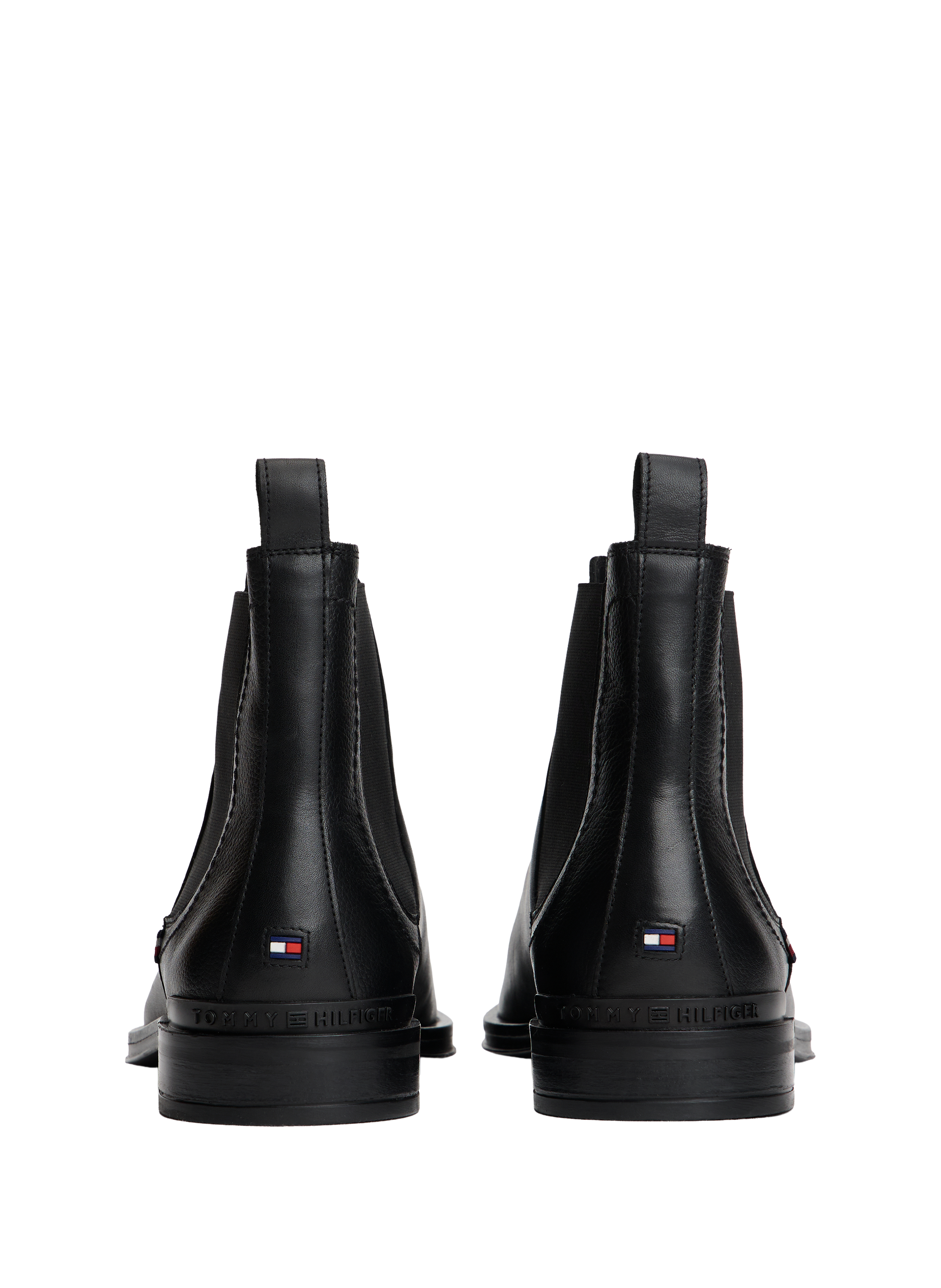 Leather Chelsea boots TOMMY HILFIGER Black