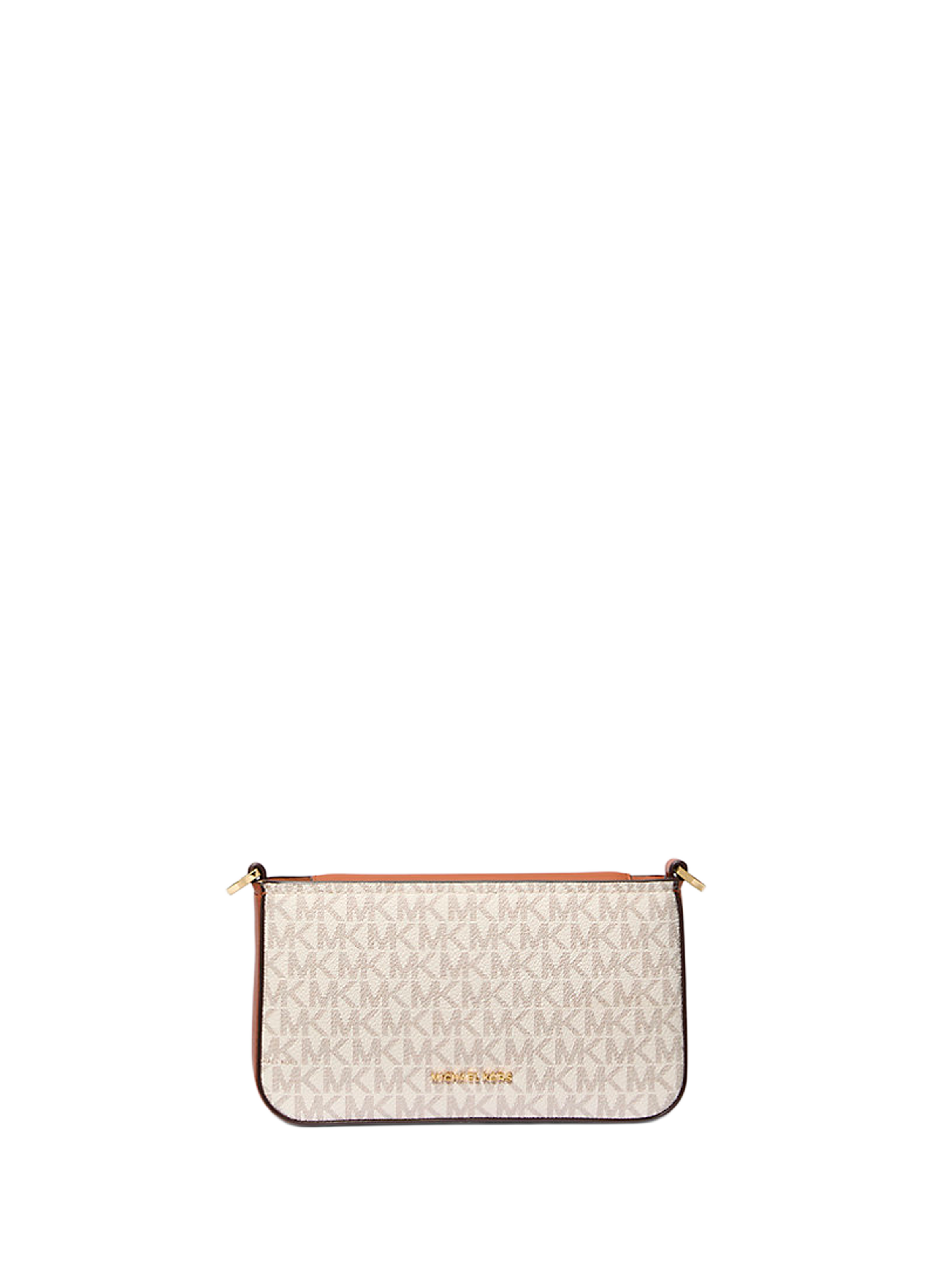 Monogram shoulder bag MICHAEL KORS White