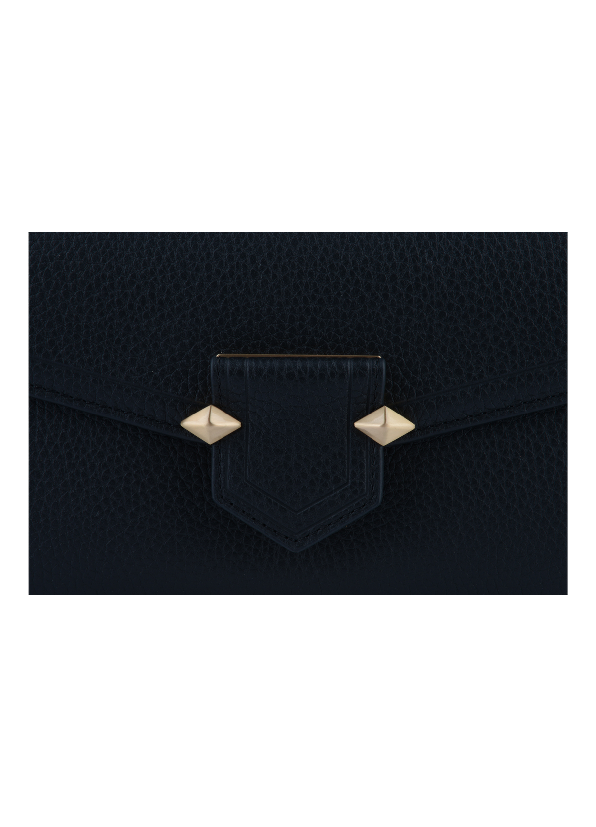Sèvres | pochette en cuir de vachette Noir