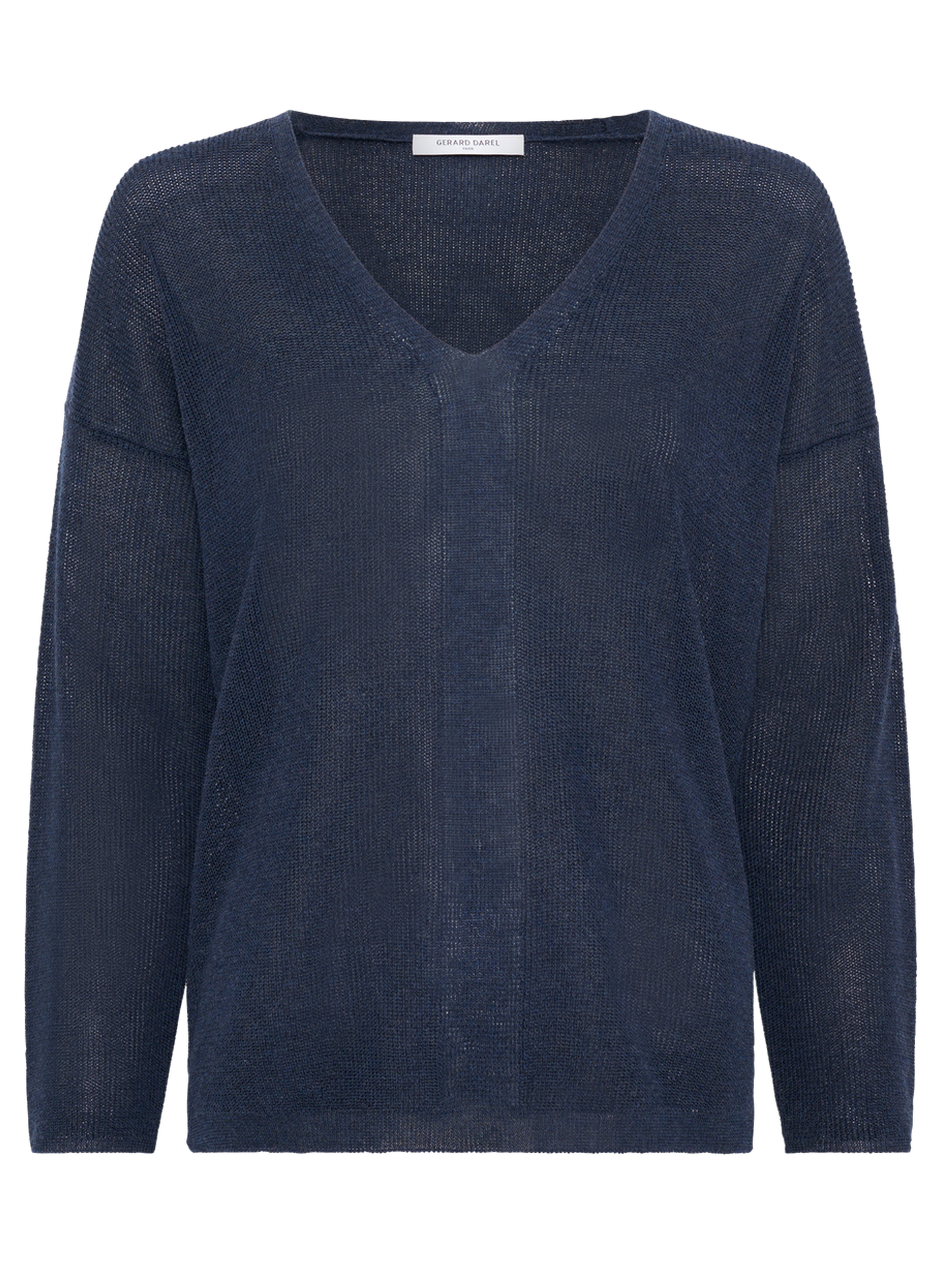 Pull à col v en maille - layla GERARD DAREL Bleu