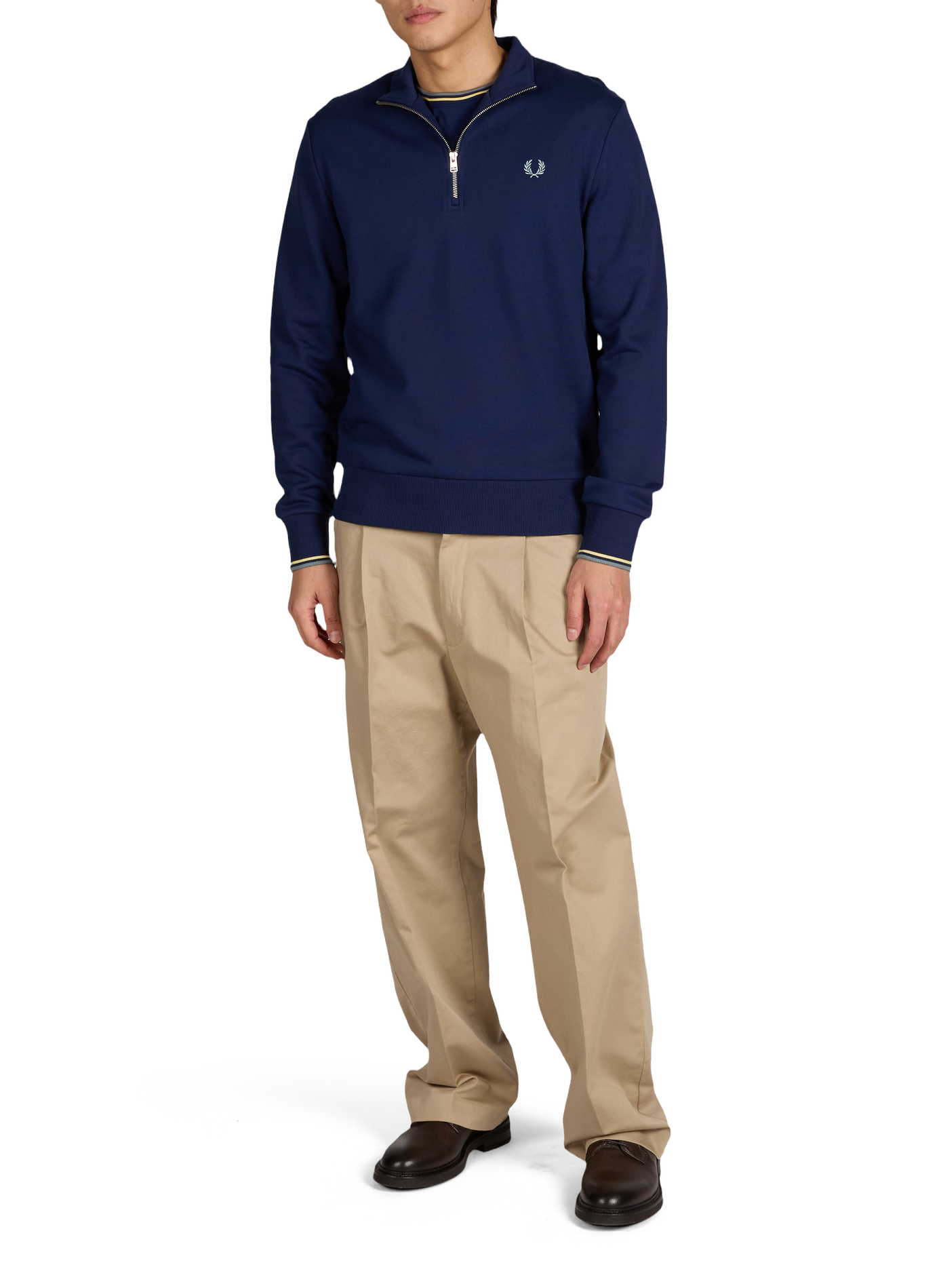 Cotton sweatshirt FRED PERRY Blue