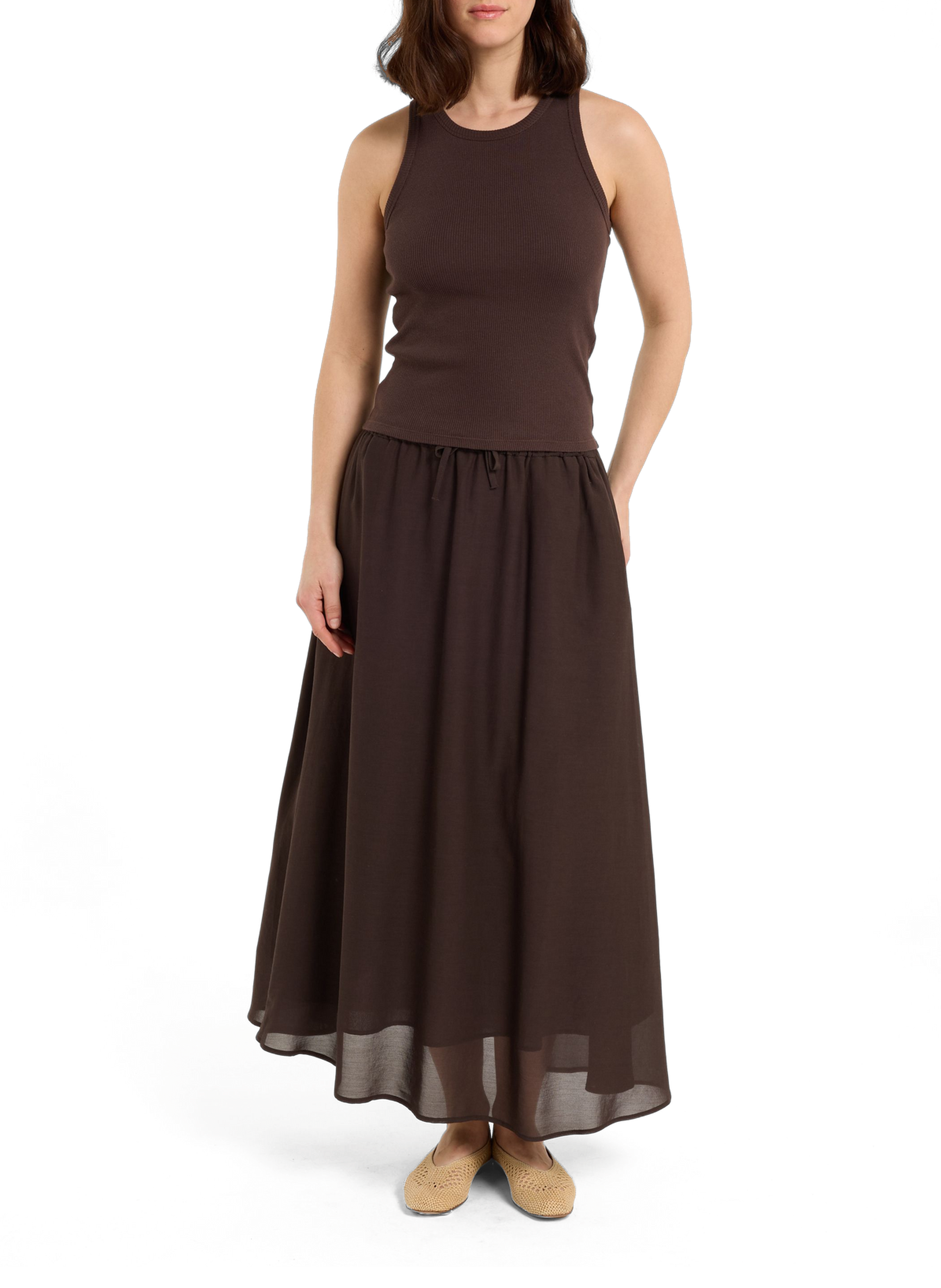 Débardeur Tovie en coton SAISON 1865 Marron