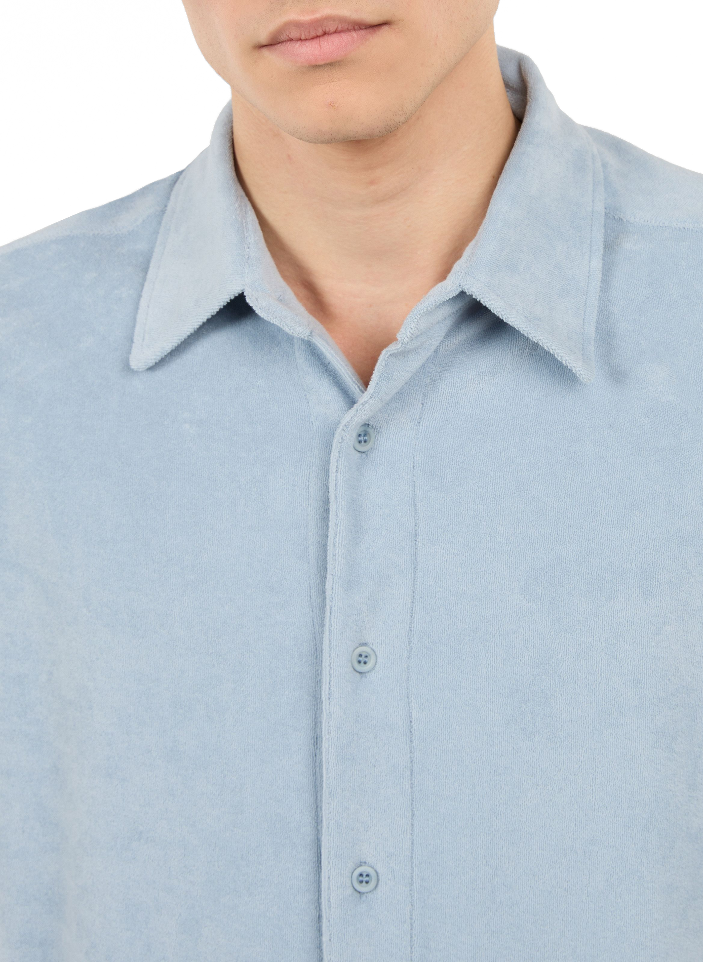 Cotton terry shirt SAISON 1865 Blue