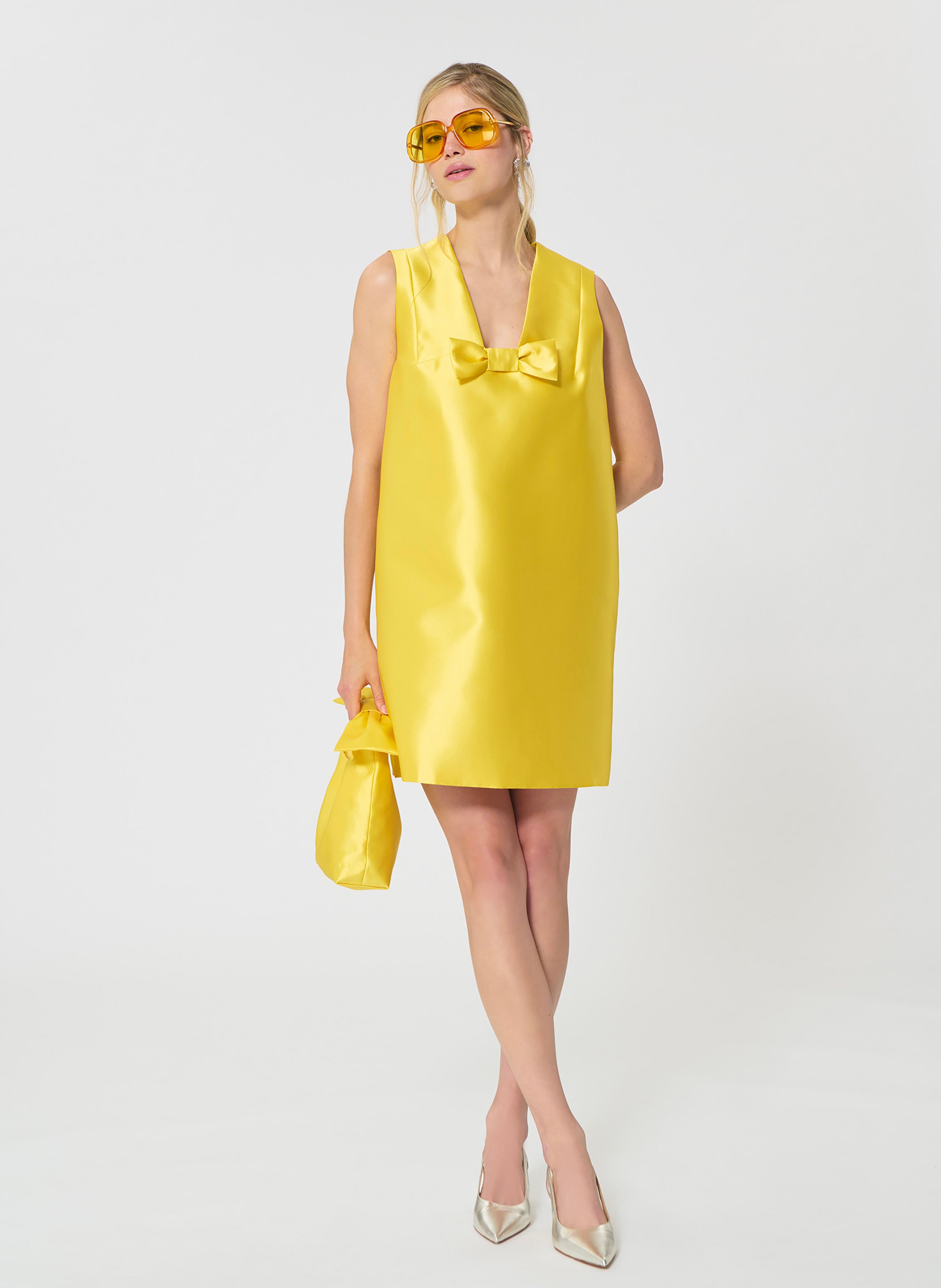 Robe rusane TARA JARMON Jaune