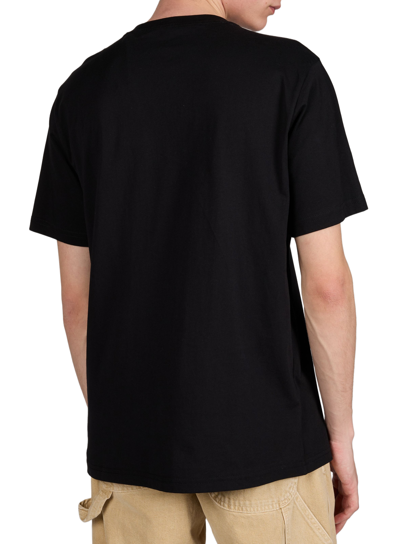 Short-Sleeve Cotton T-Shirt  Black