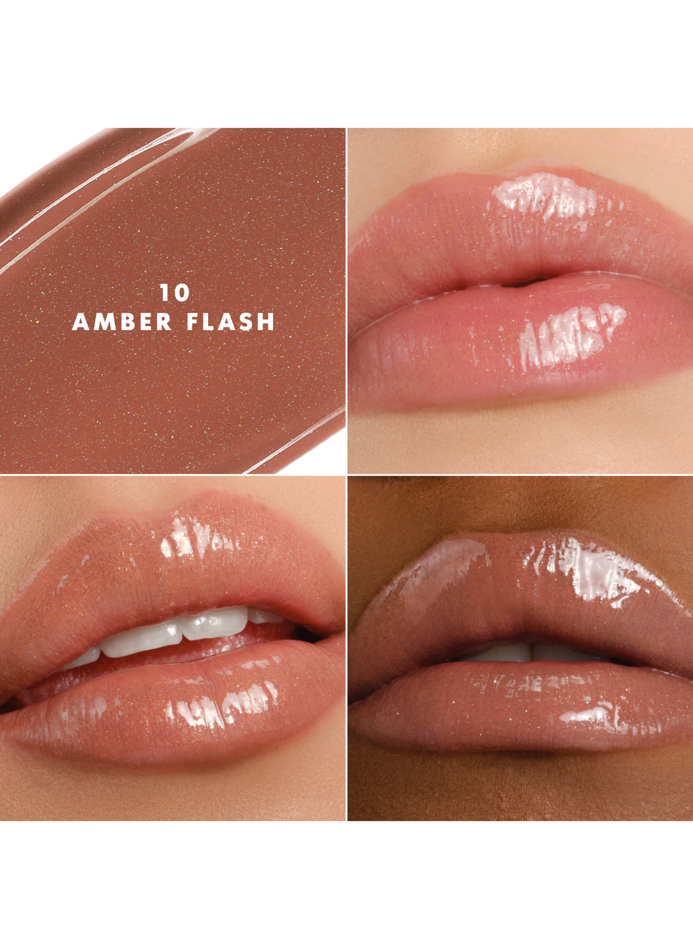Prisma Glass Lip Balm intense color and shine Amber flash