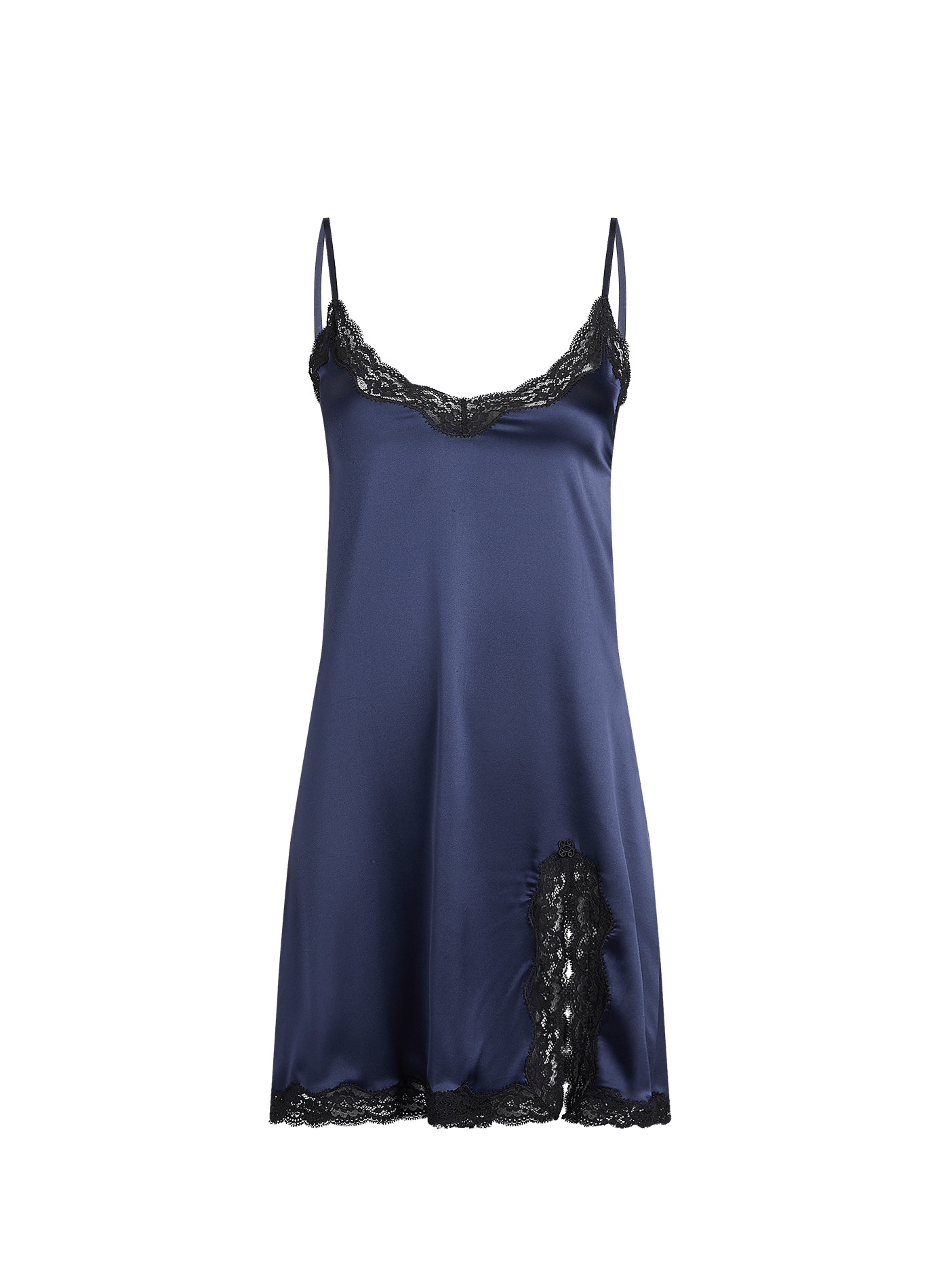 V-neck silk blend nightgown VANNINA VESPERINI Blue