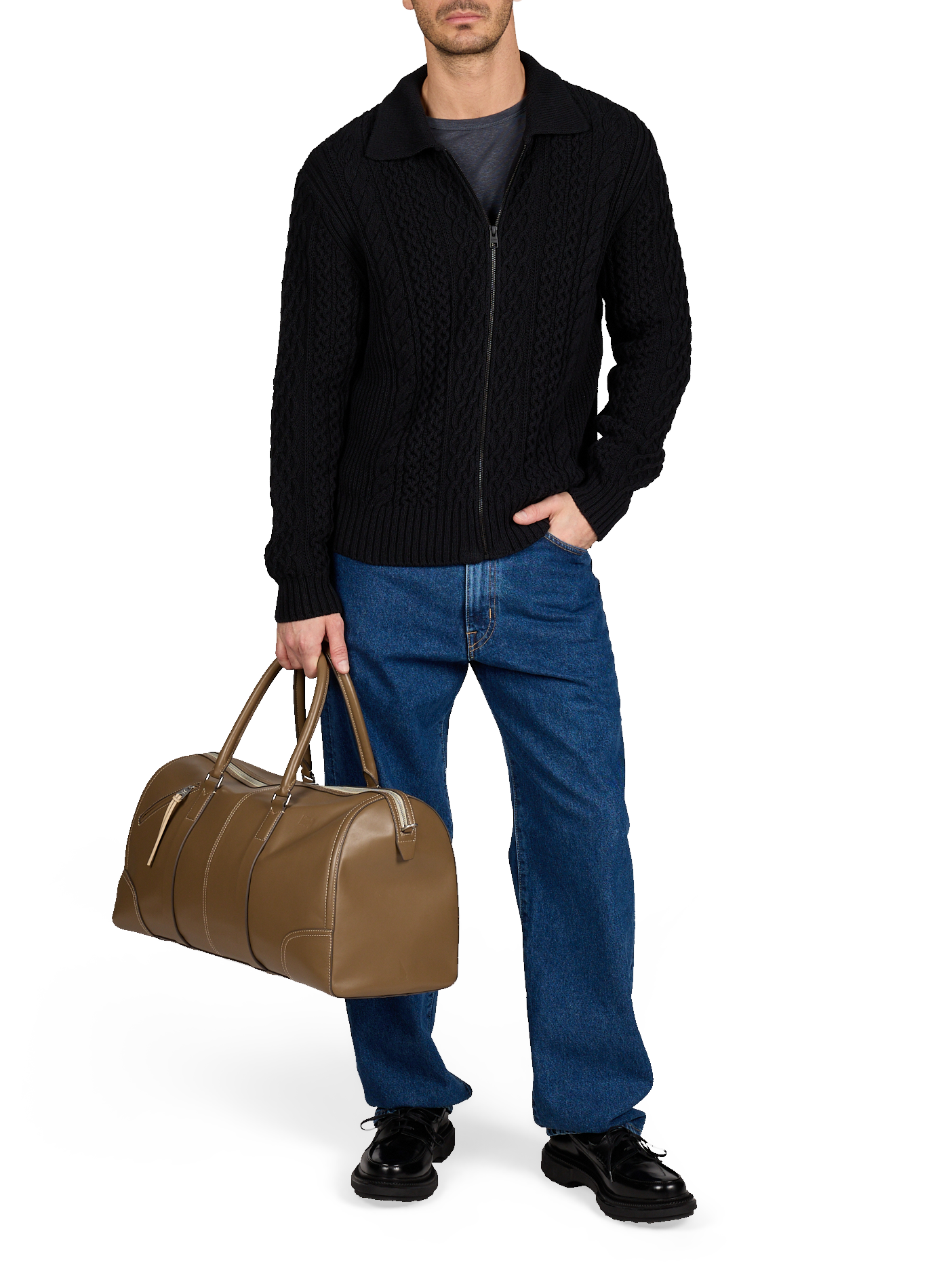 Il Dakota Tote in pelle PAUL SMITH Grigio