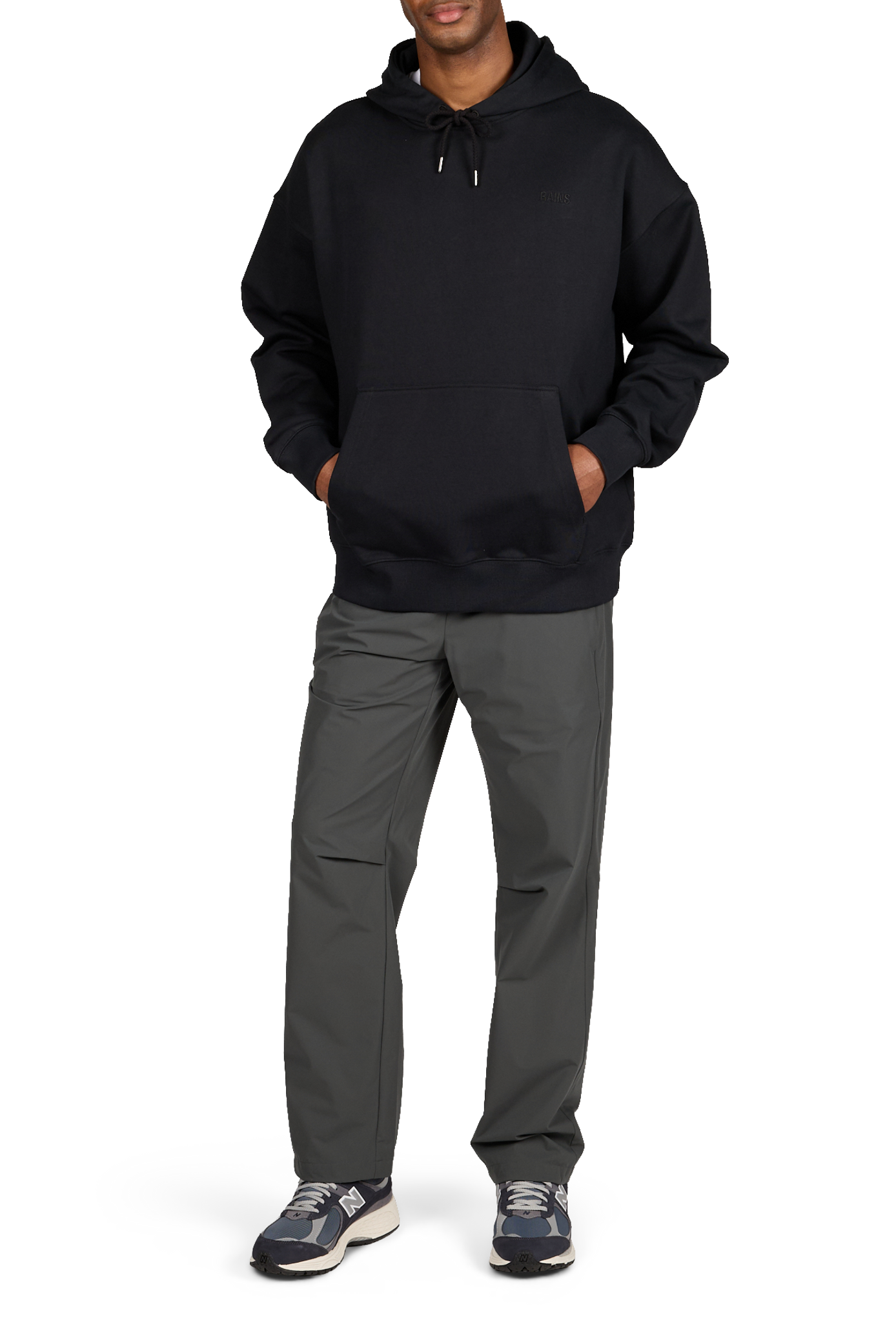 Pantalon Mito uni RAINS Gris