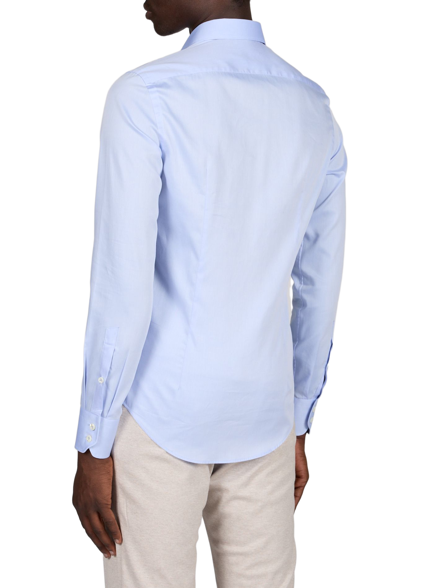 Straight classic collar shirt in cotton VAN LAACK Blue