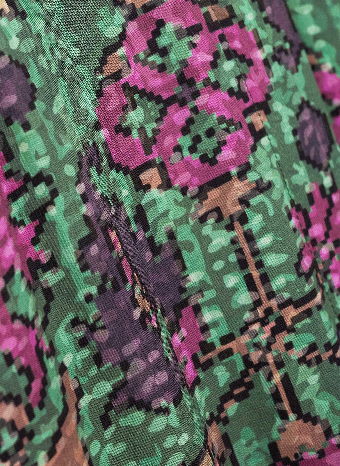 Pantalon large imprimé pali BA&SH Vert