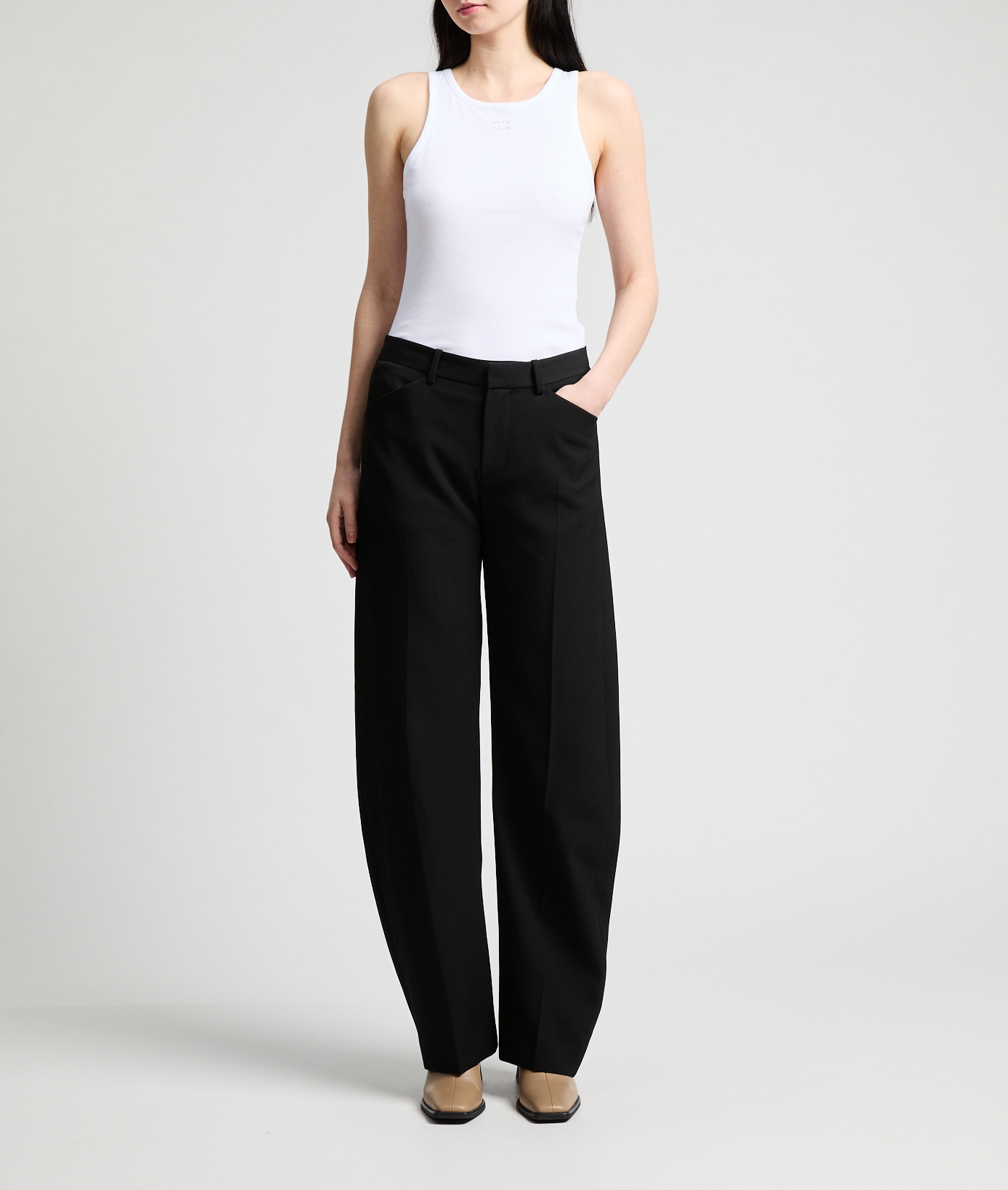 Cotton Top GANNI White