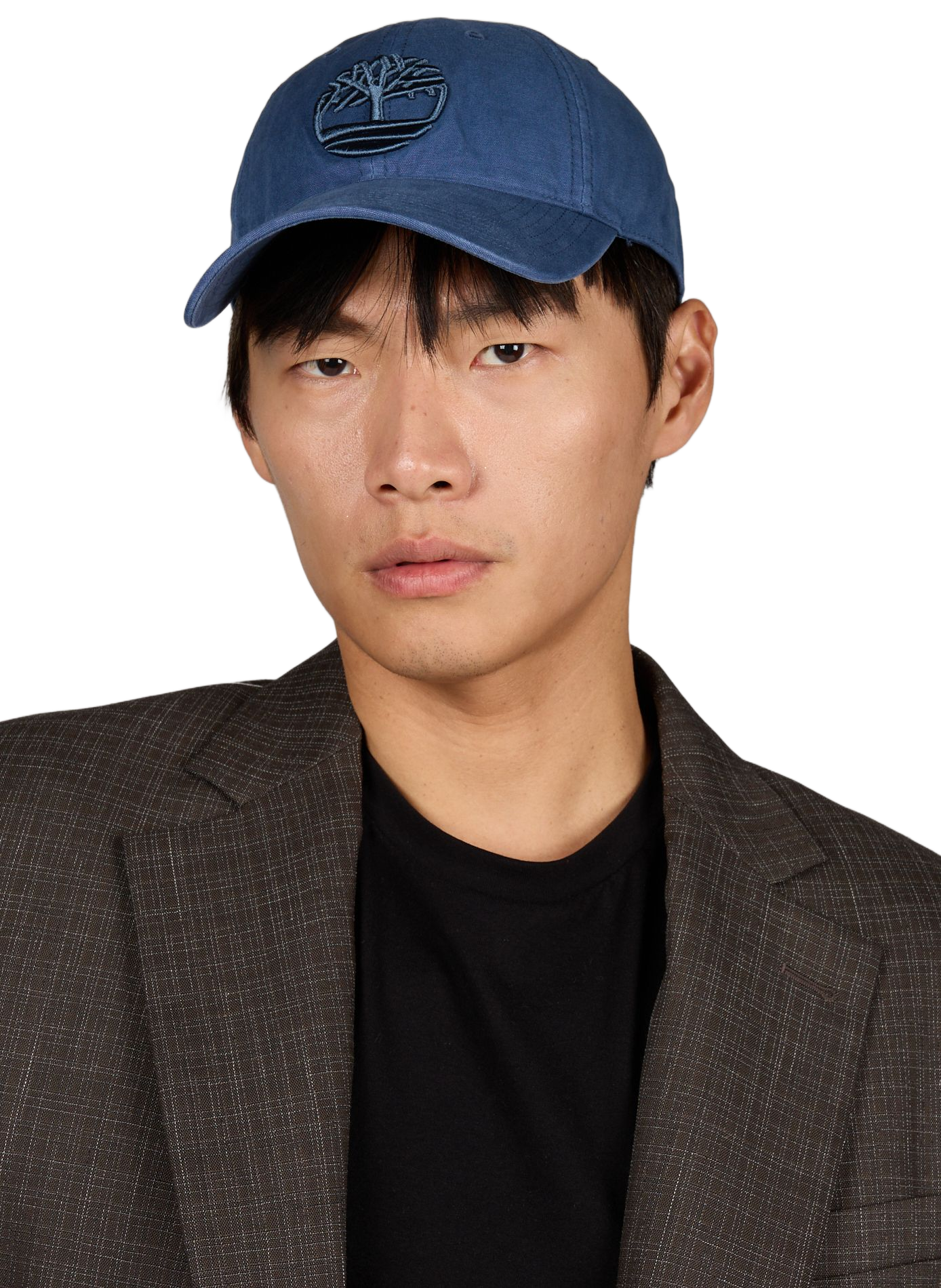 Embroidered cotton baseball cap TIMBERLAND Blue
