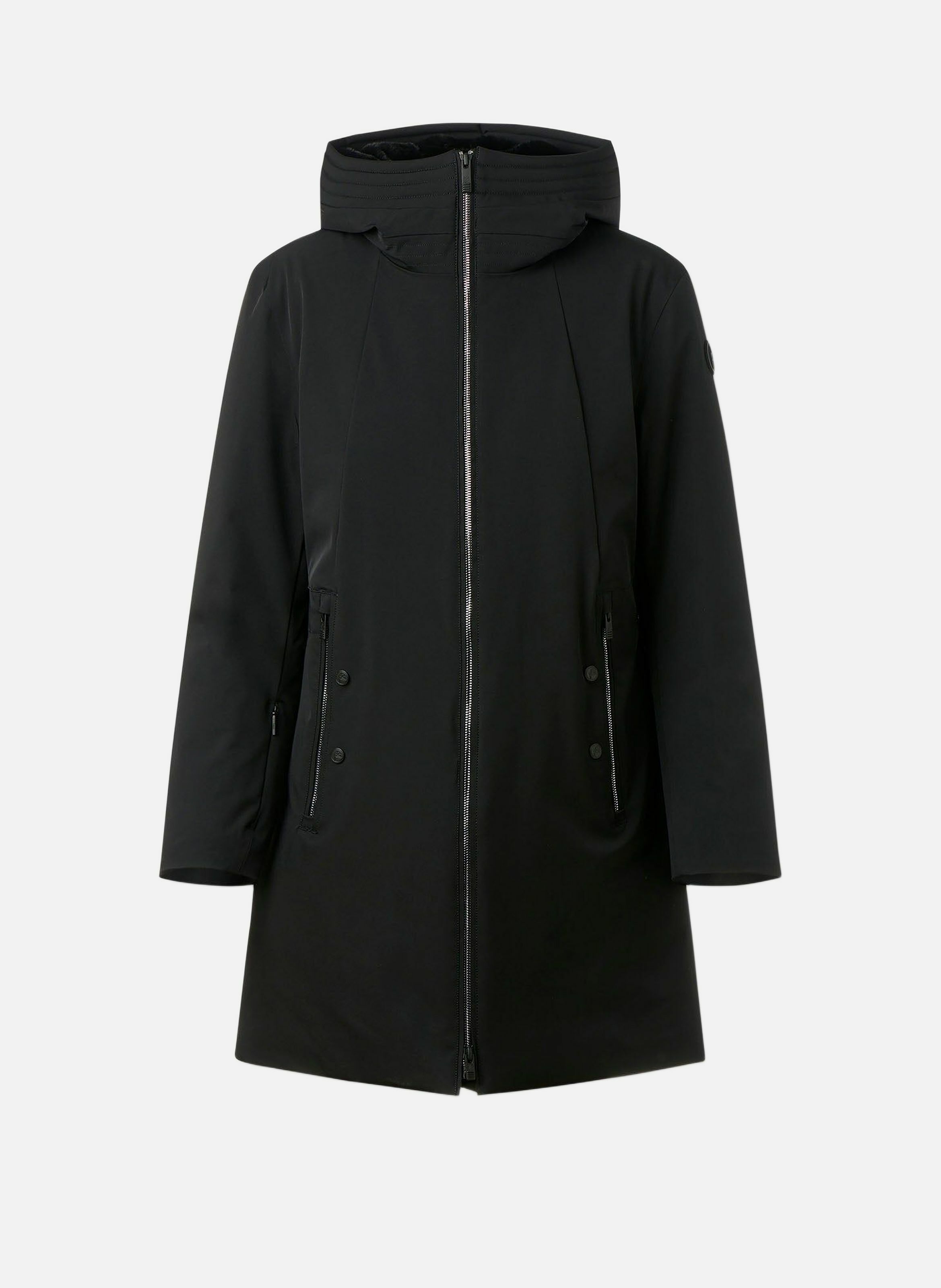 Manteau misha col montant coupe regular | Noir FUSALP Femme