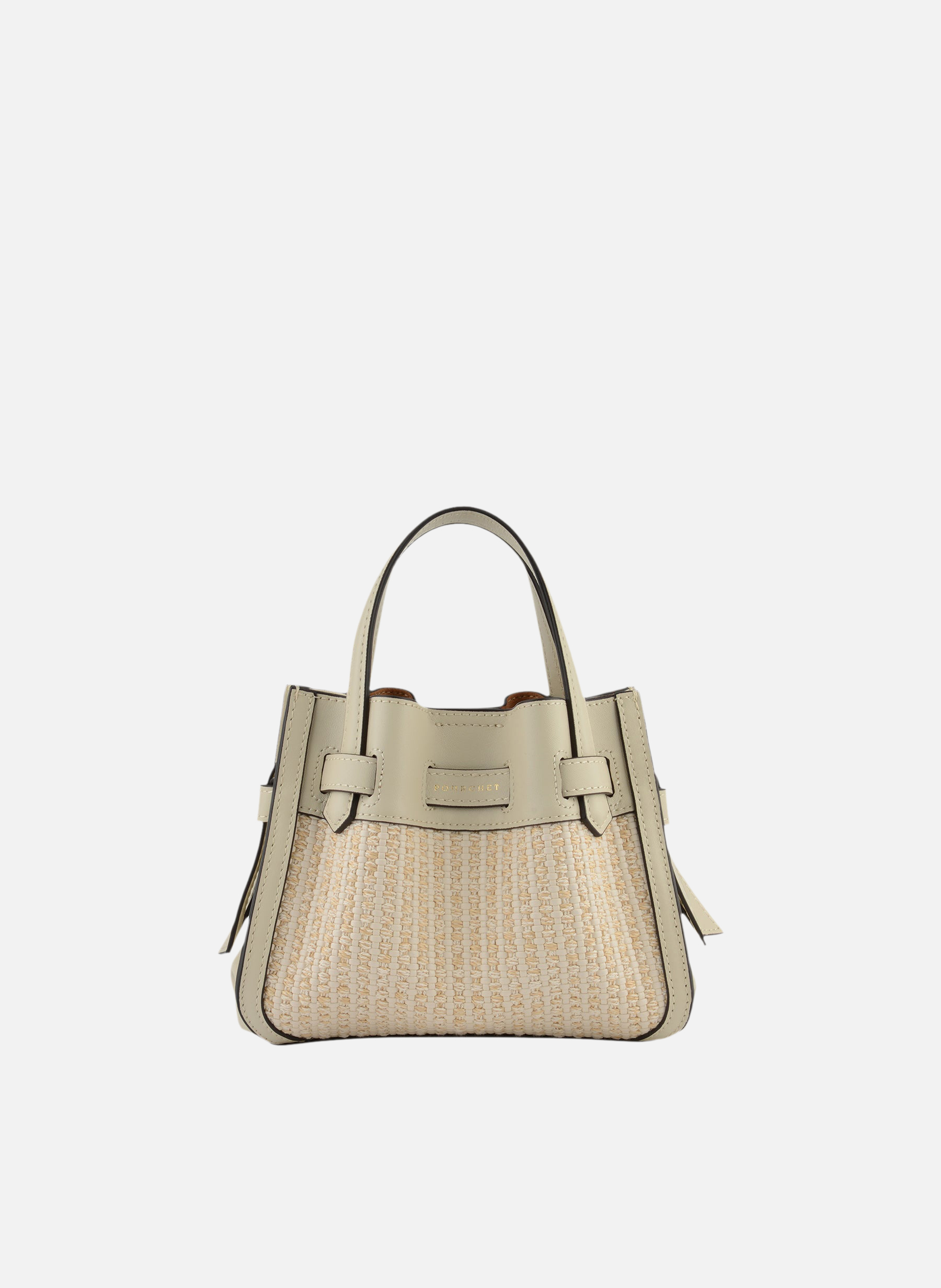 Blossom tressé | sac à main POURCHET Beige