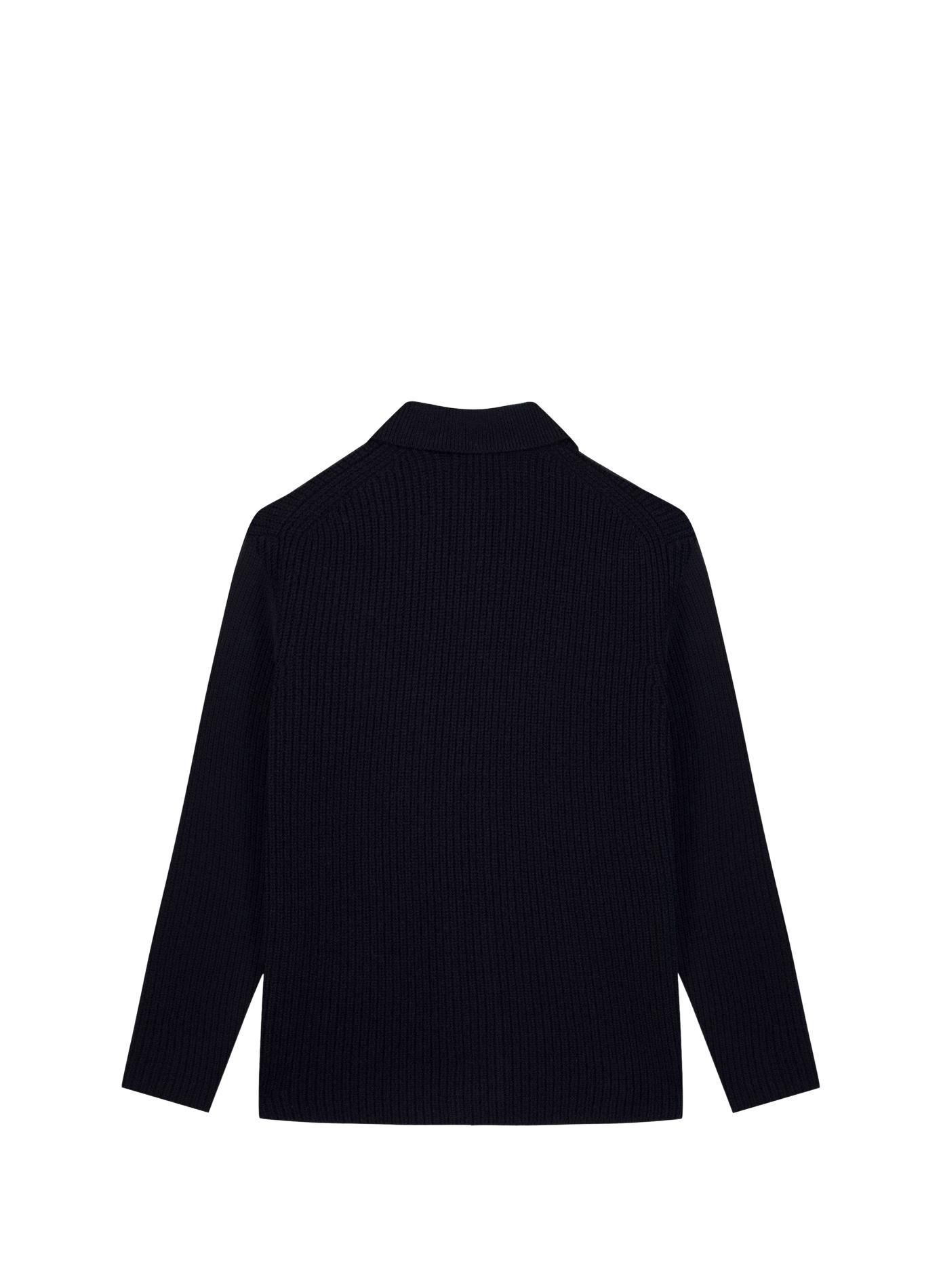 Plain wool buttoned cardigan MAISON LABICHE Blue