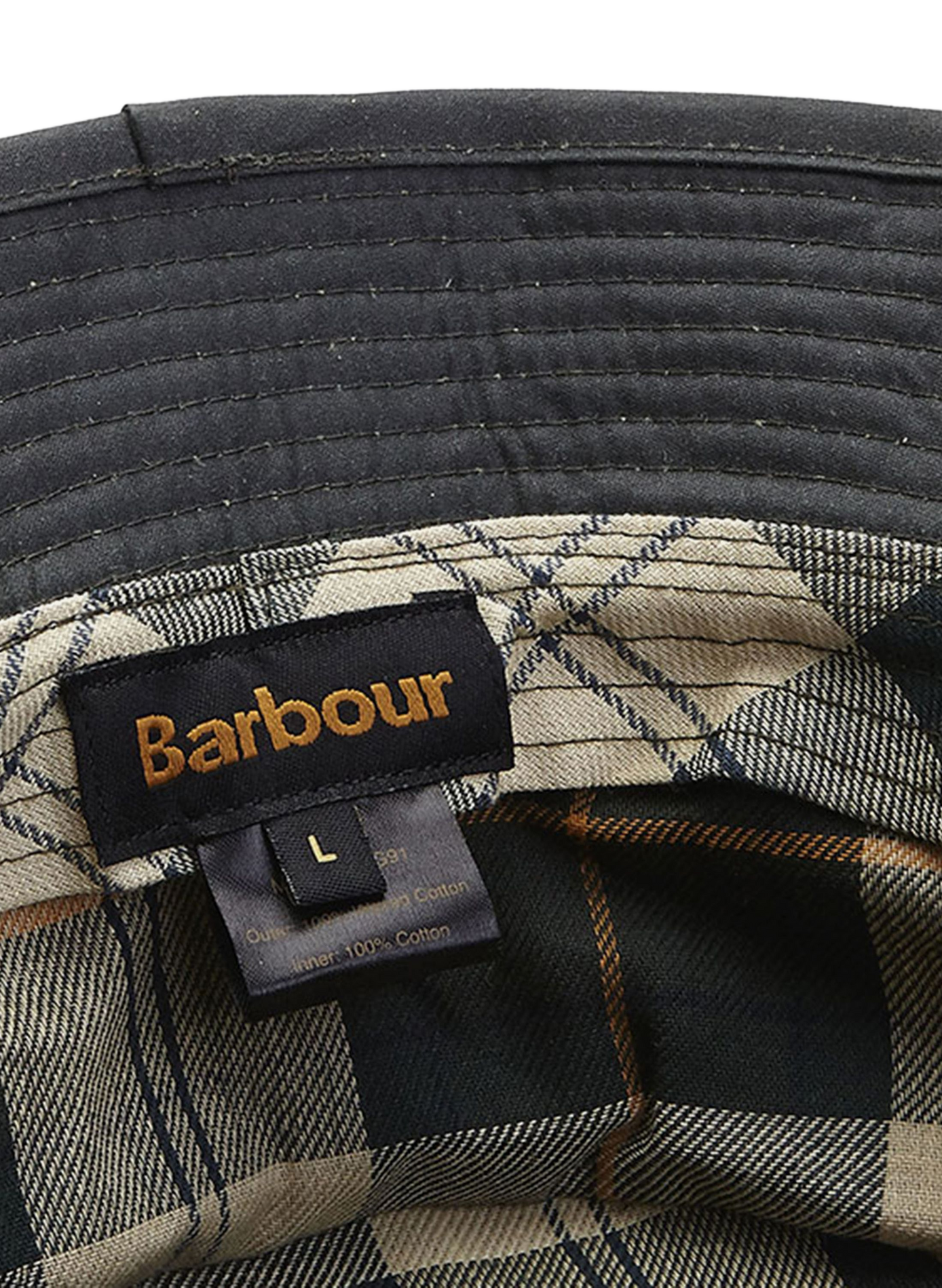 Bob aus beschichteter Baumwolle BARBOUR Grun