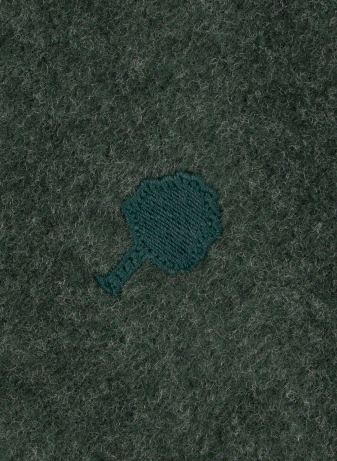 Straight-cut fleece jacket FAGUO Green