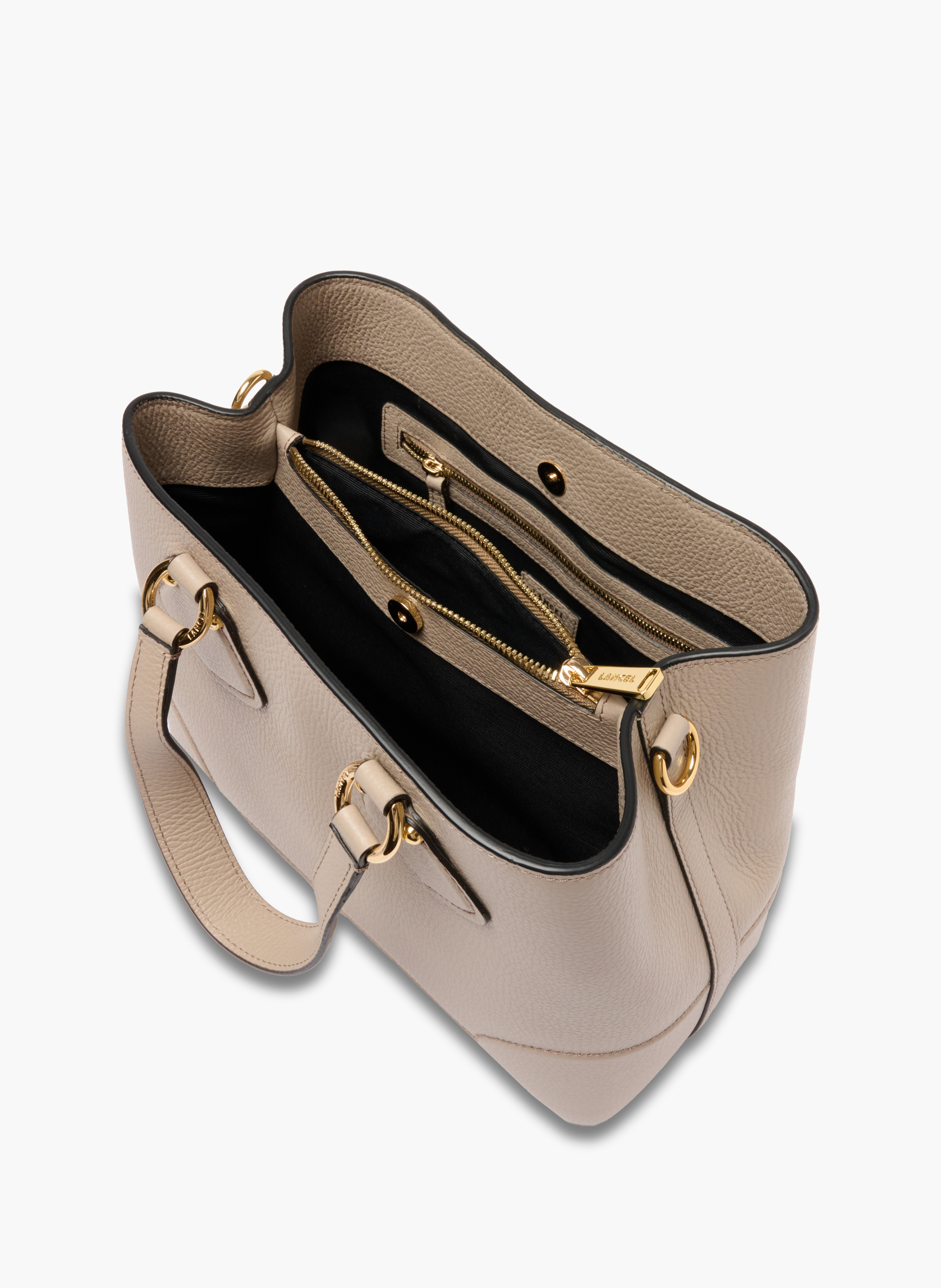 Cabas s neo izy de lancel en cuir LANCEL Gris