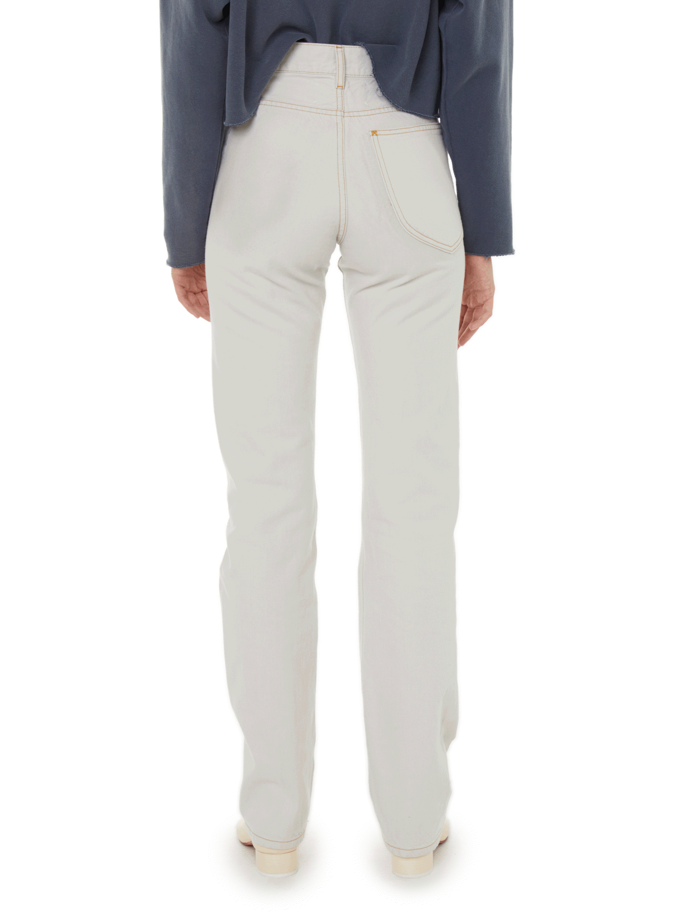 Straight-cut jeans MAISON MARGIELA White