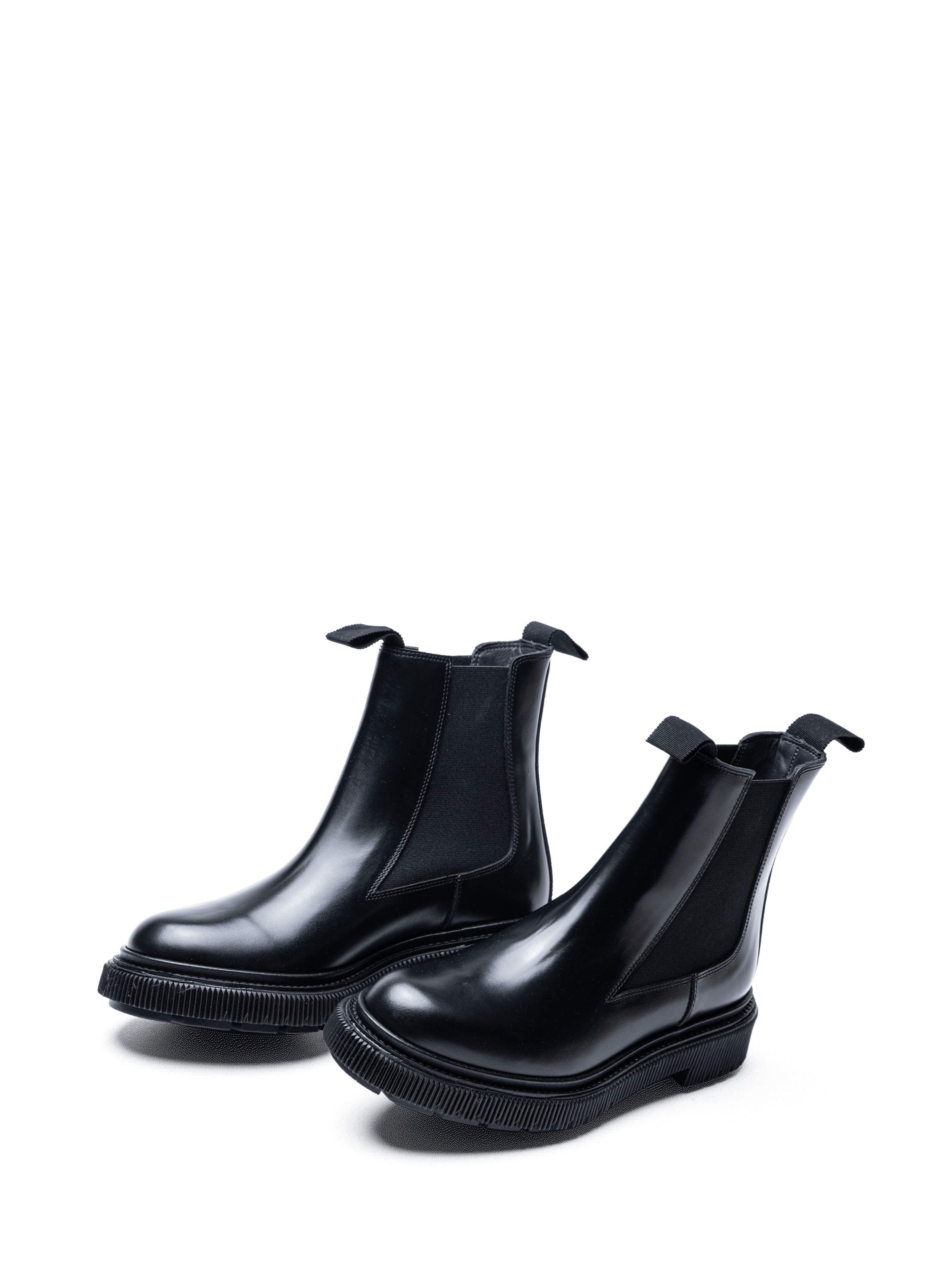 Chelsea boots en cuir ciré
