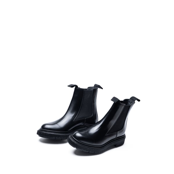Chelsea boots en cuir ciré