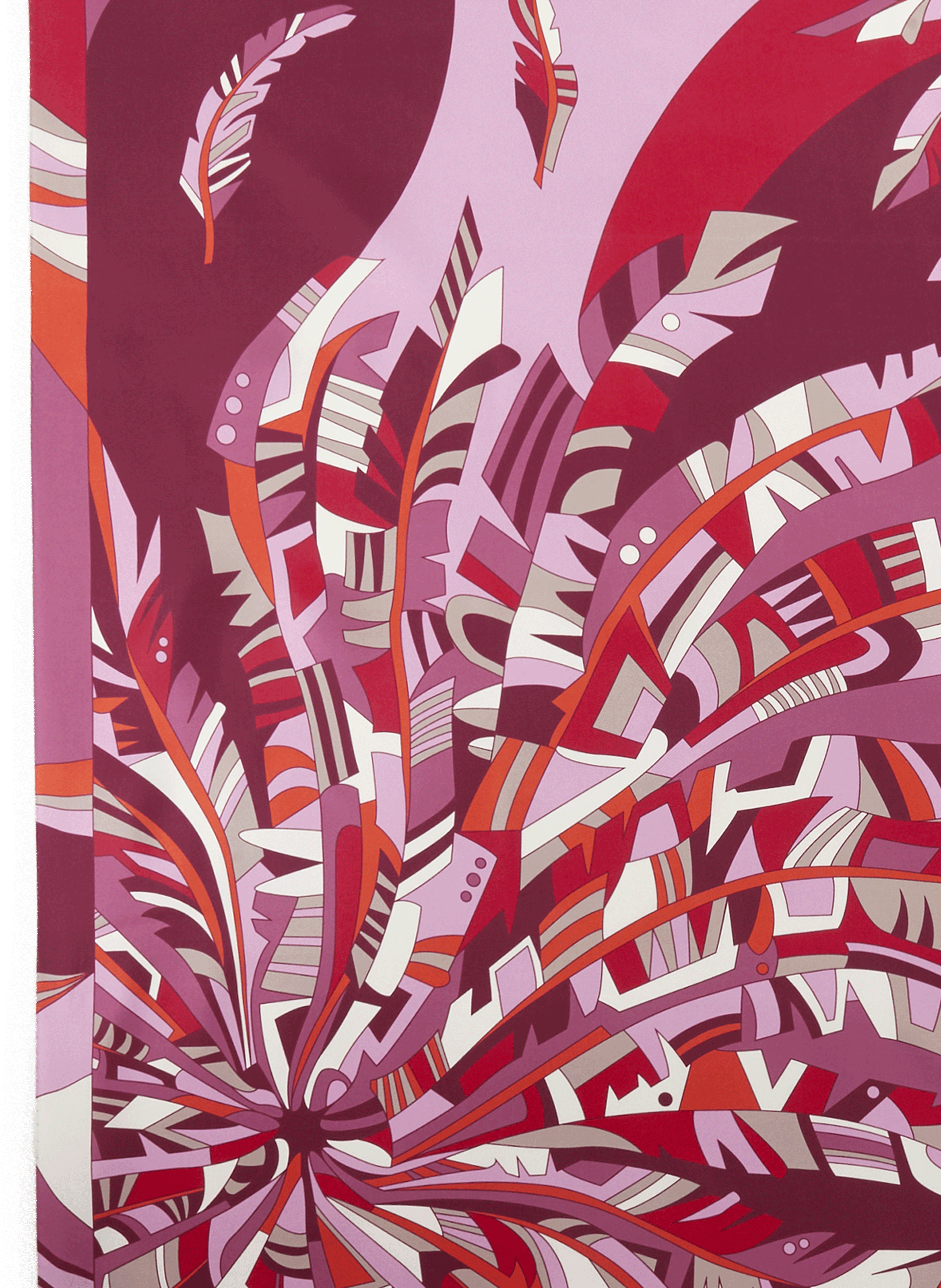 Foulard à imprimé en soie