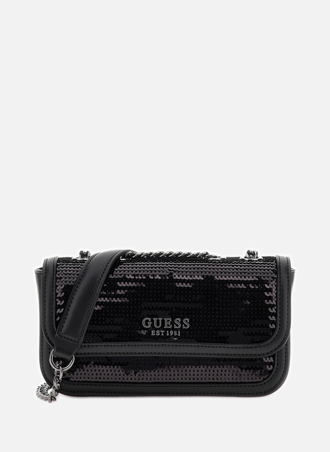 Sequin handbag BlackGUESS 