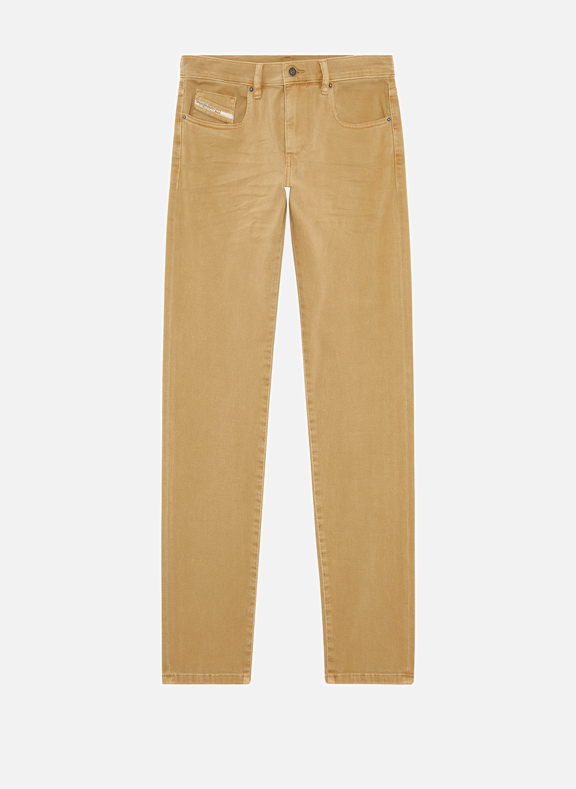 DIESEL Plain cotton trousers  Beige