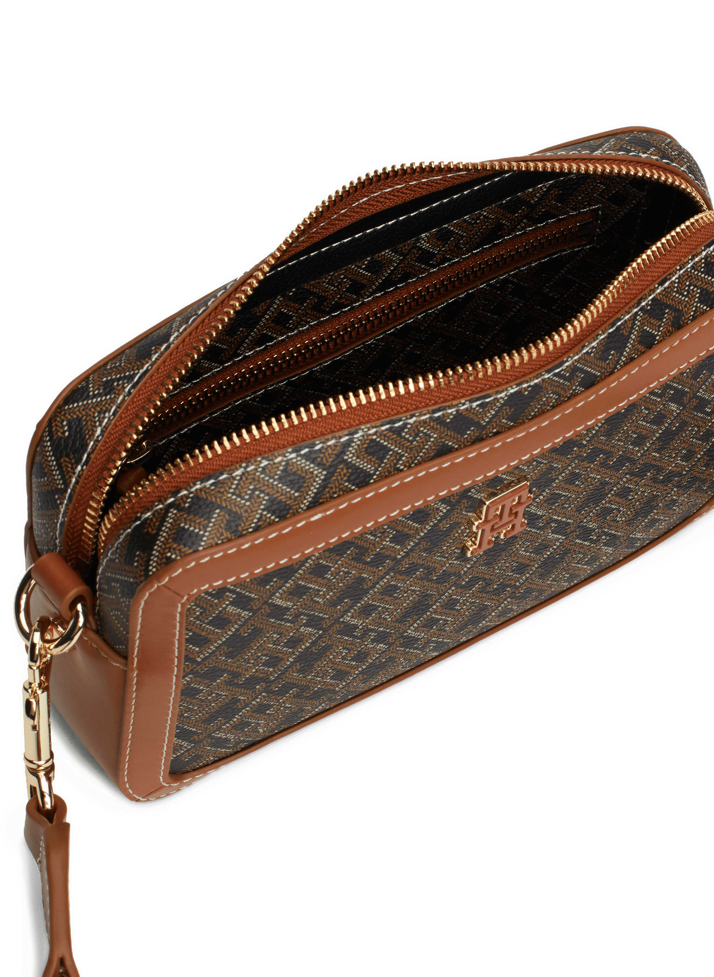 Sac à bandoulière monogramme  TOMMY HILFIGER Noir